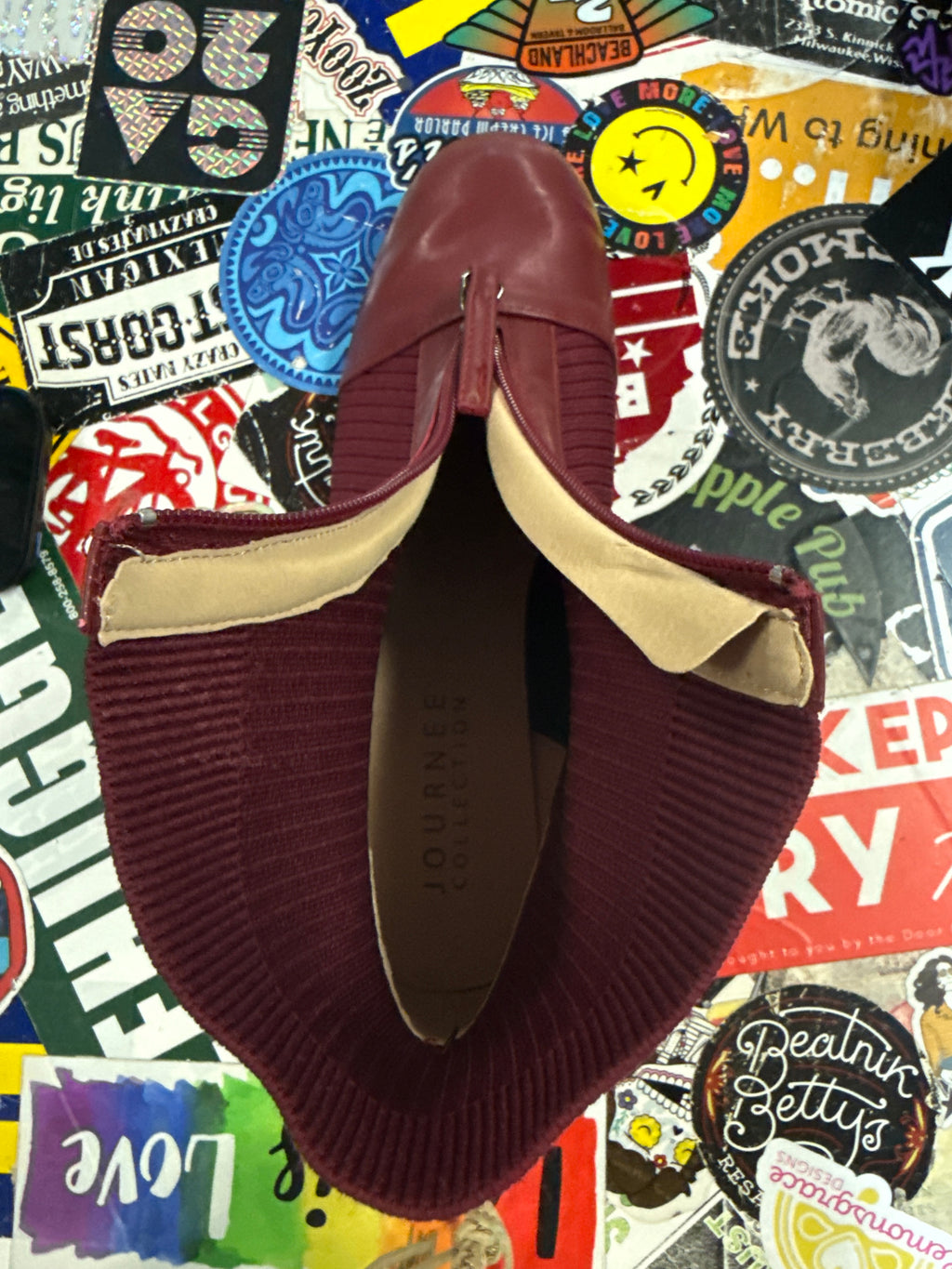 Jounee Front Zip Knit Bootie (org$100)