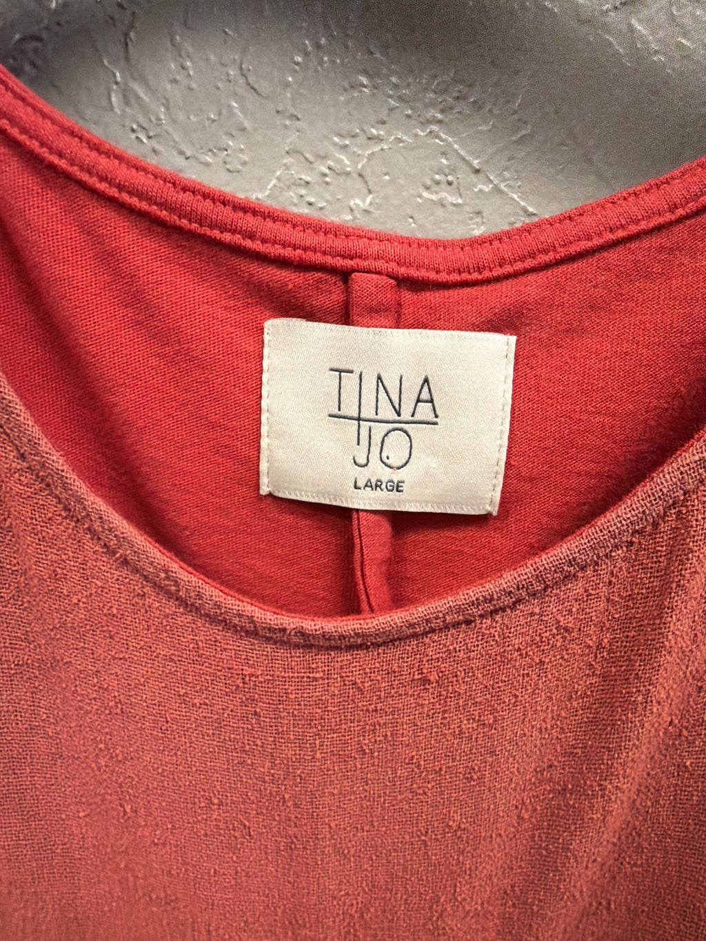 Tina+Jo Raw Silk Boxy Tee (org$124)