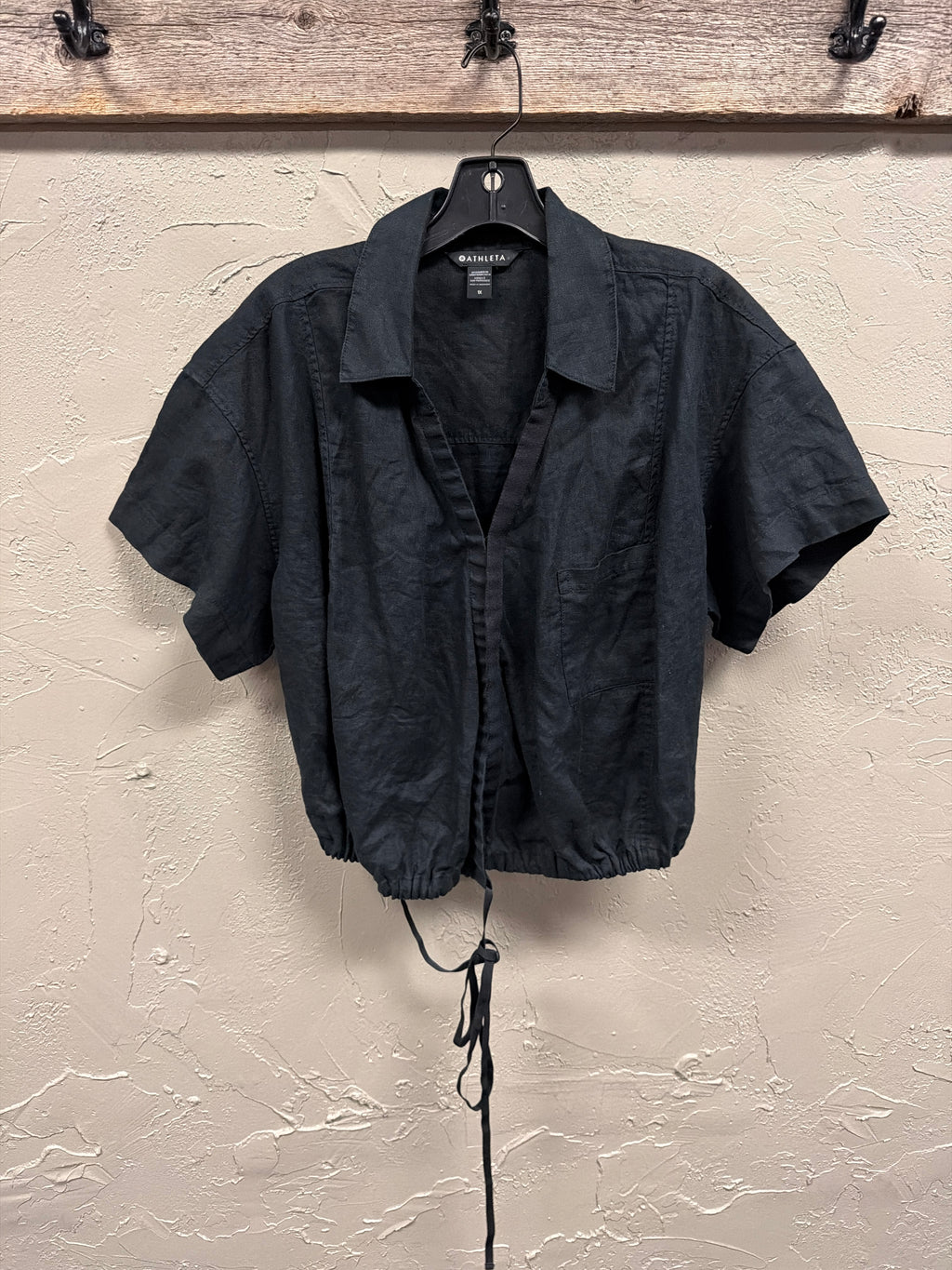 Athleta Linen Tie Top (org$79)