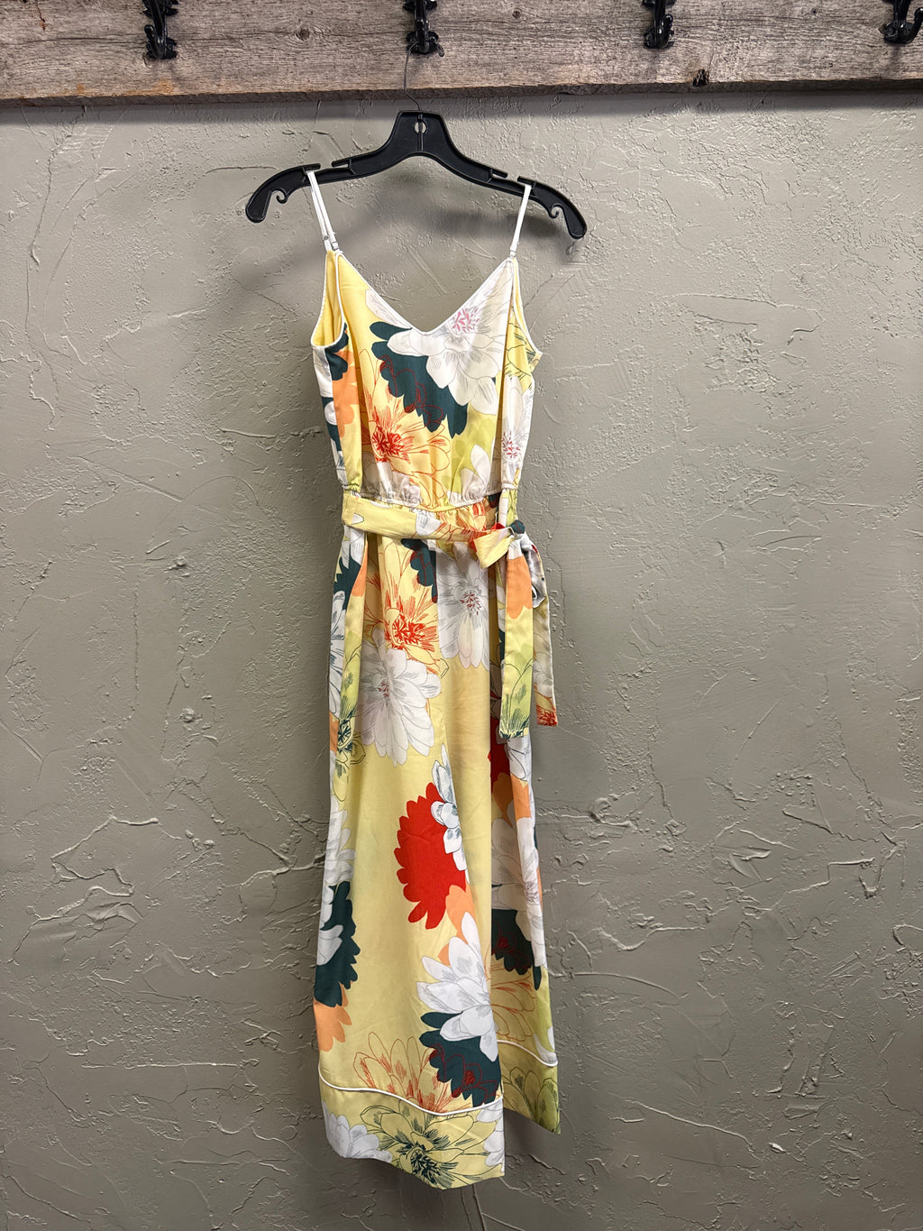 Leith Floral Wide-Leg jumpsuit (org$79)