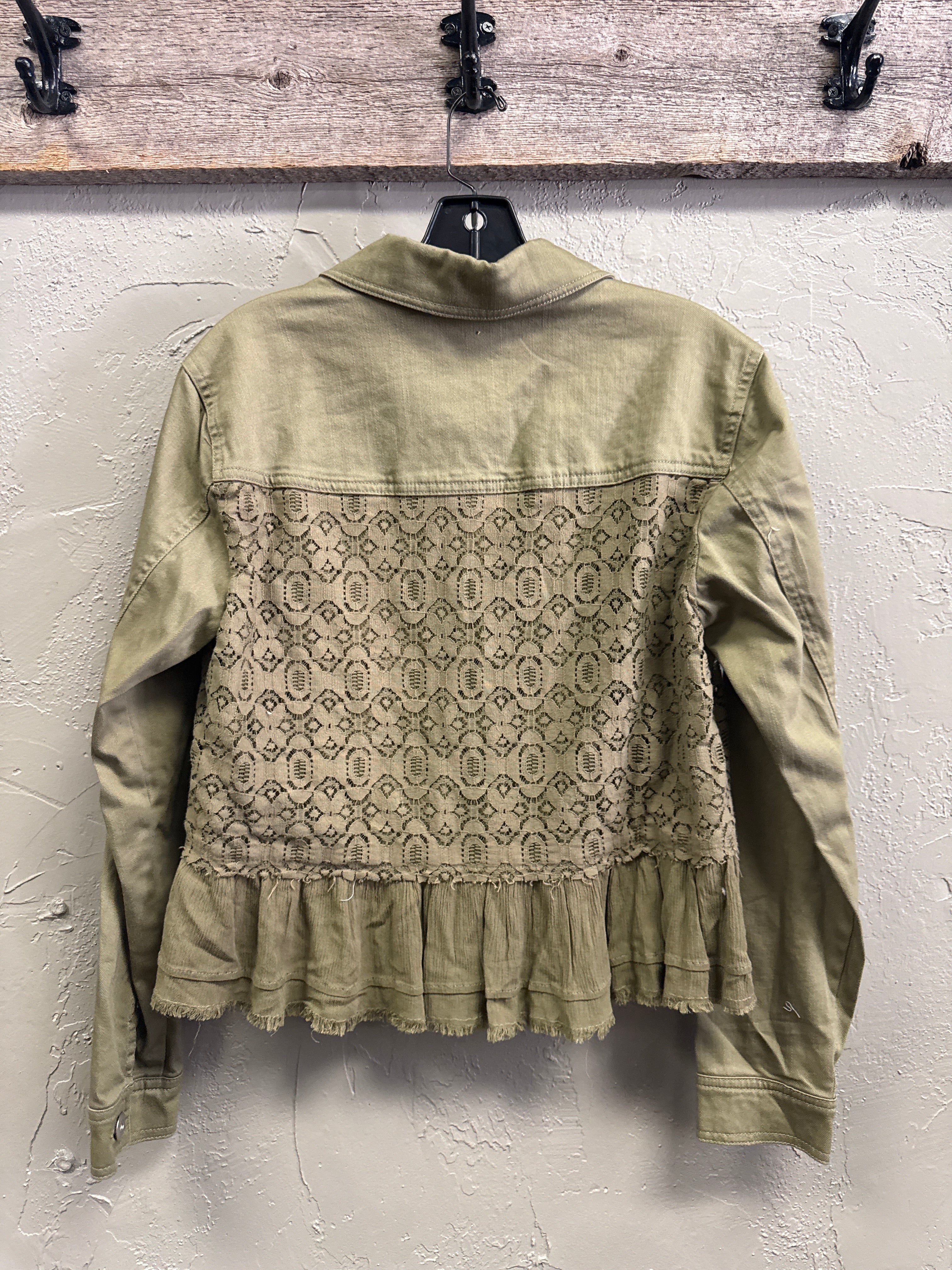 NWOT Kate & Mallory Lace Panel Jacket (org$68)