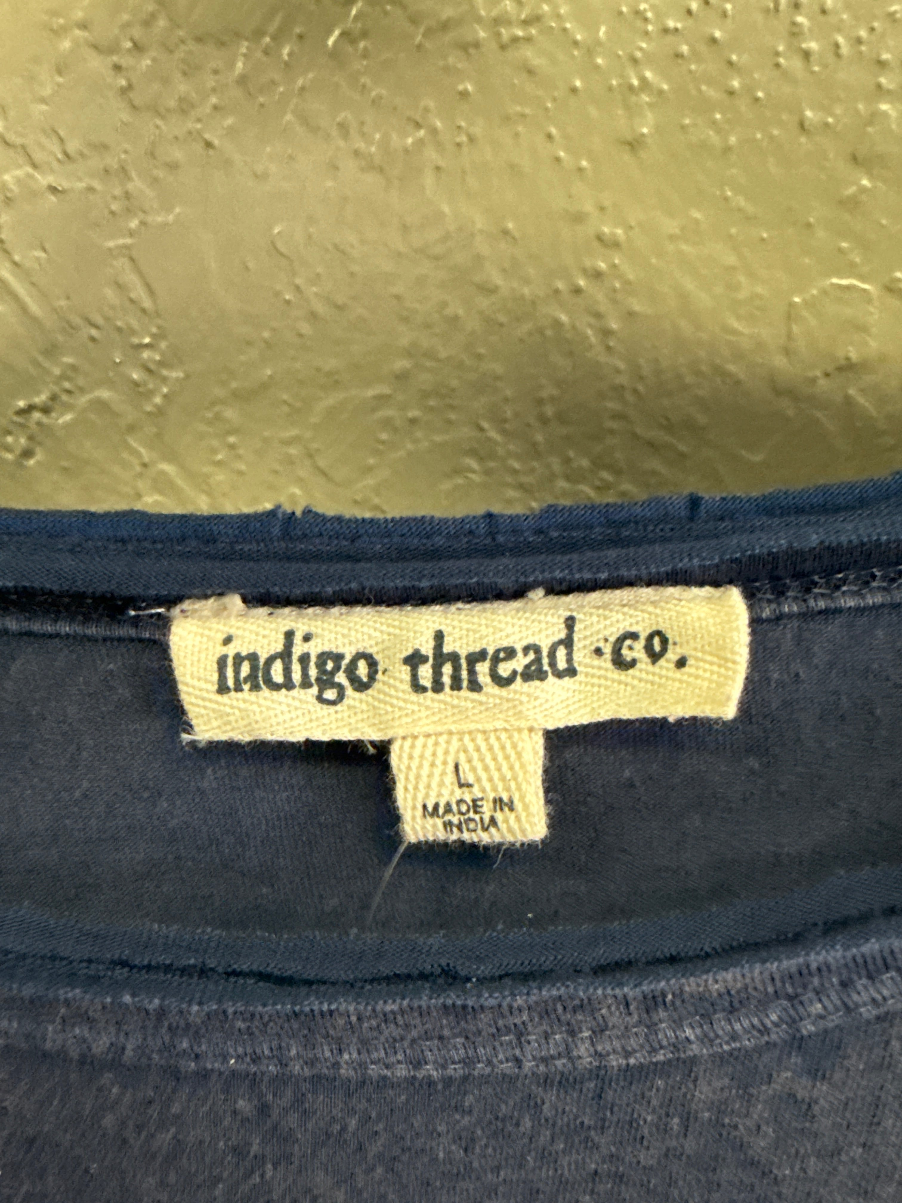 NWOT Indigo Thread Tiered Ruffle Top