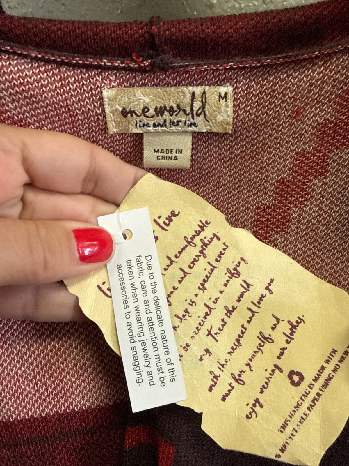 NWT One World Aztec Hooded Cardi ($65)
