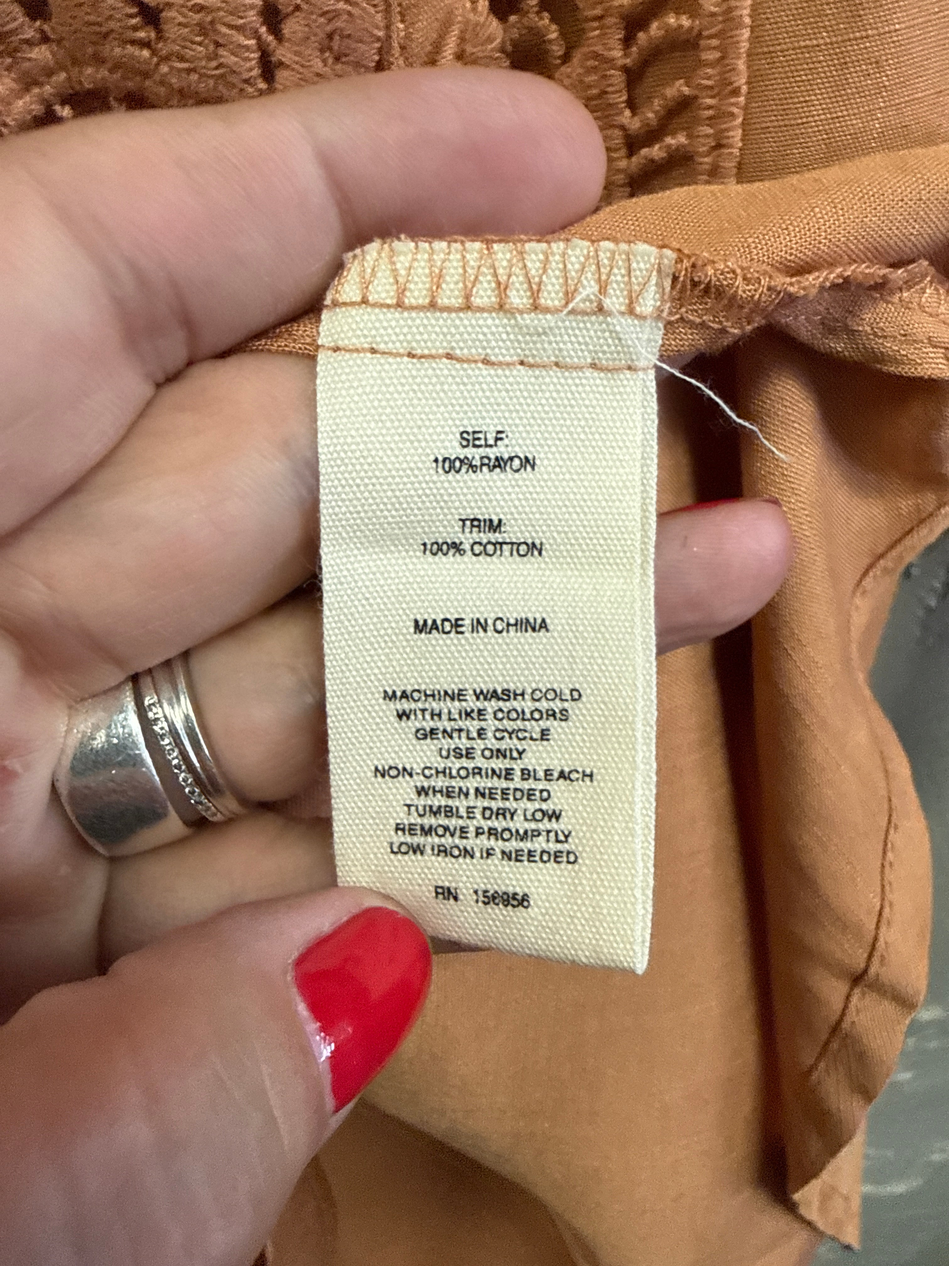 NWOT Indigo Thread Hi-Lo Tunic (org$58)