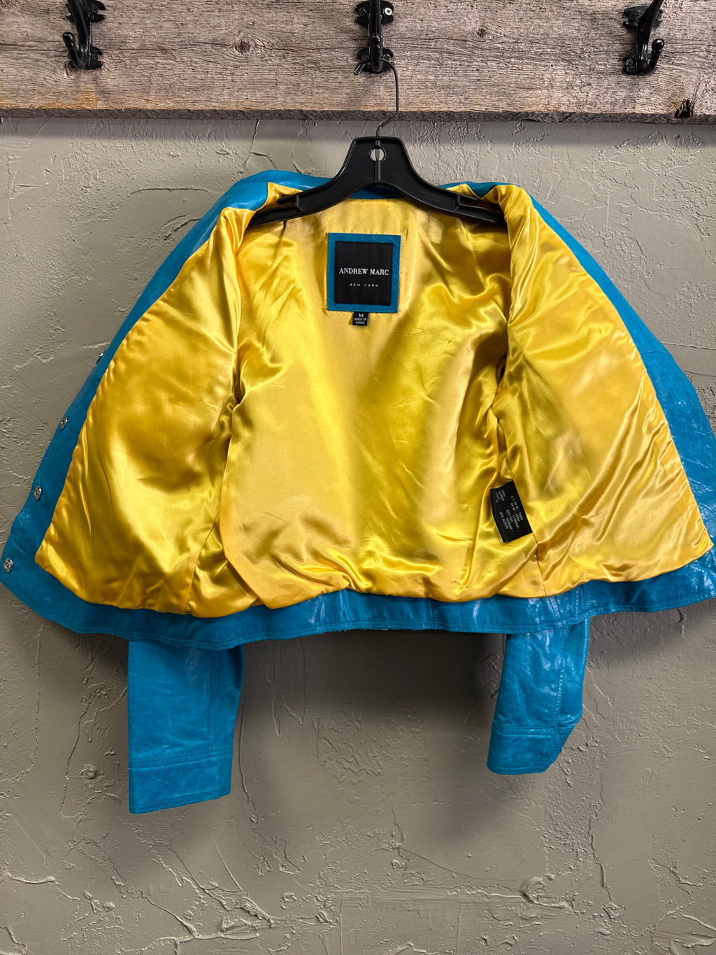 *RARE* Andrew Marc NY Leather Trucker Jacket