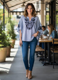 NWT Ivy June Poncho Blouse (org$159)