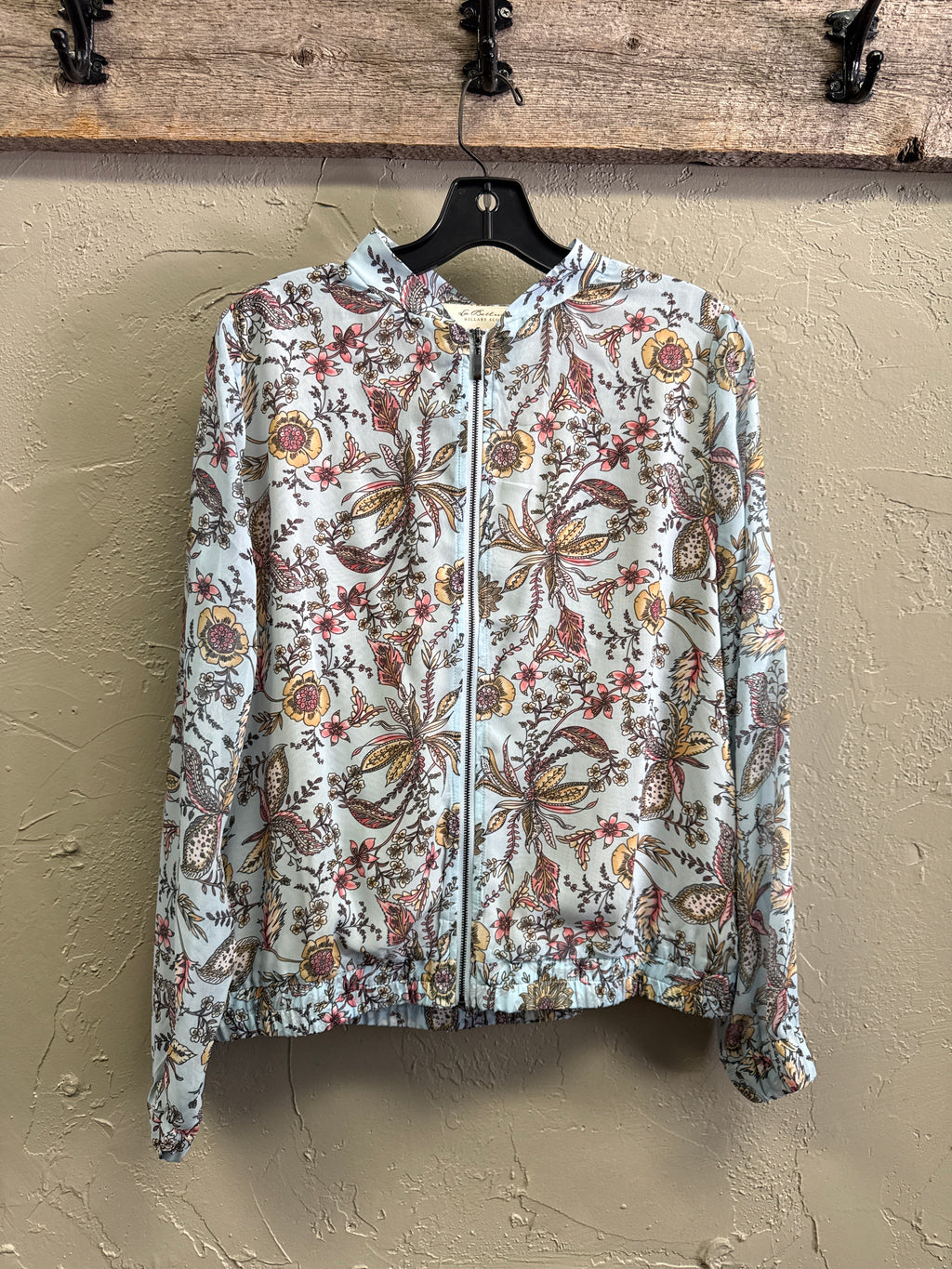 NWT LaBellum Chiffon Bomber (org$63)