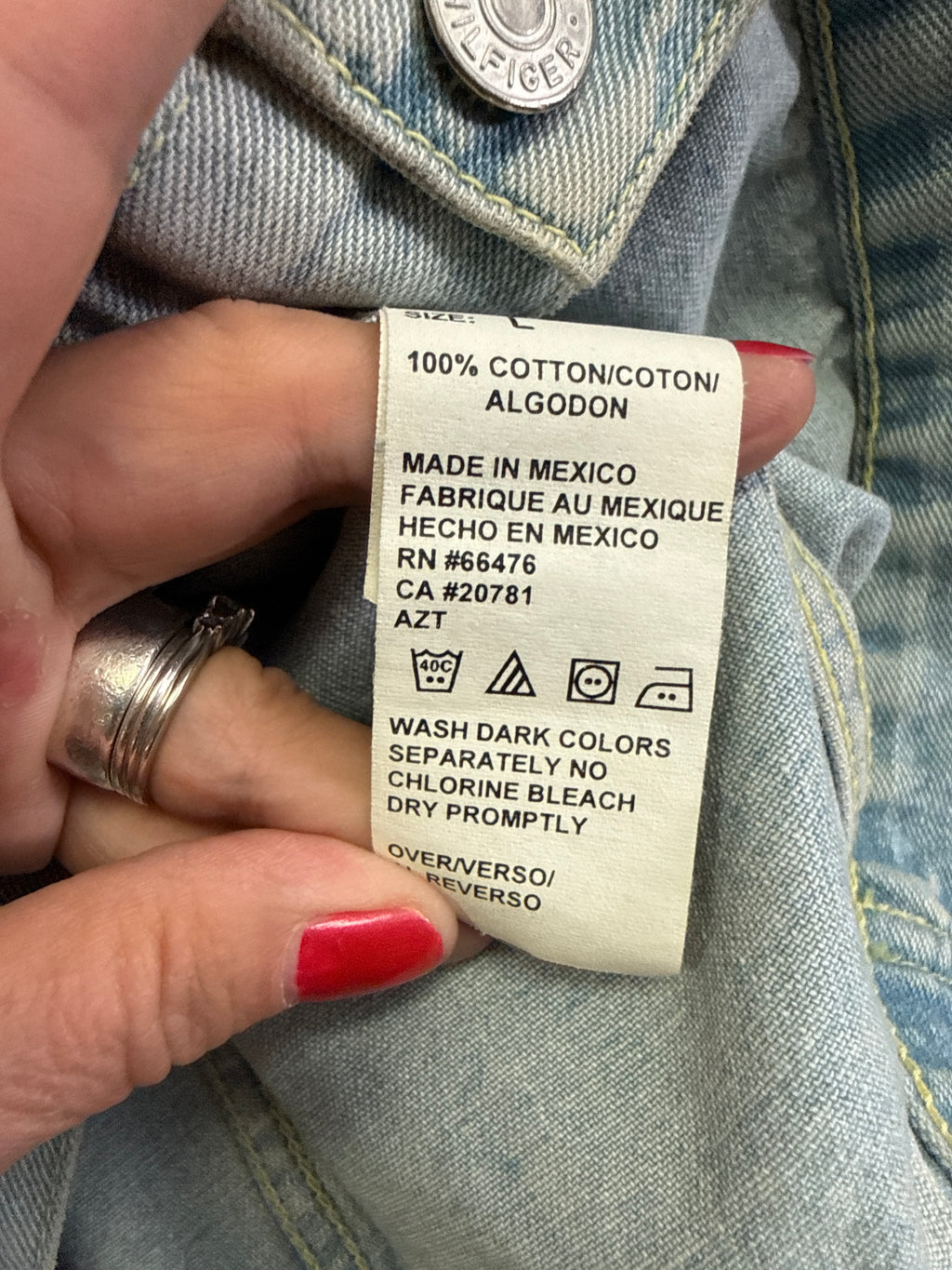 NWOT Tommy Hilfiger Denim Jacket (org$99)