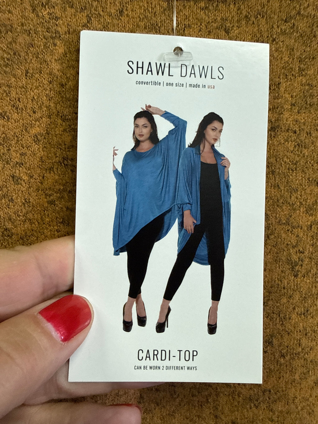 NWT Shawl Dawls Cardi Top (org$78)