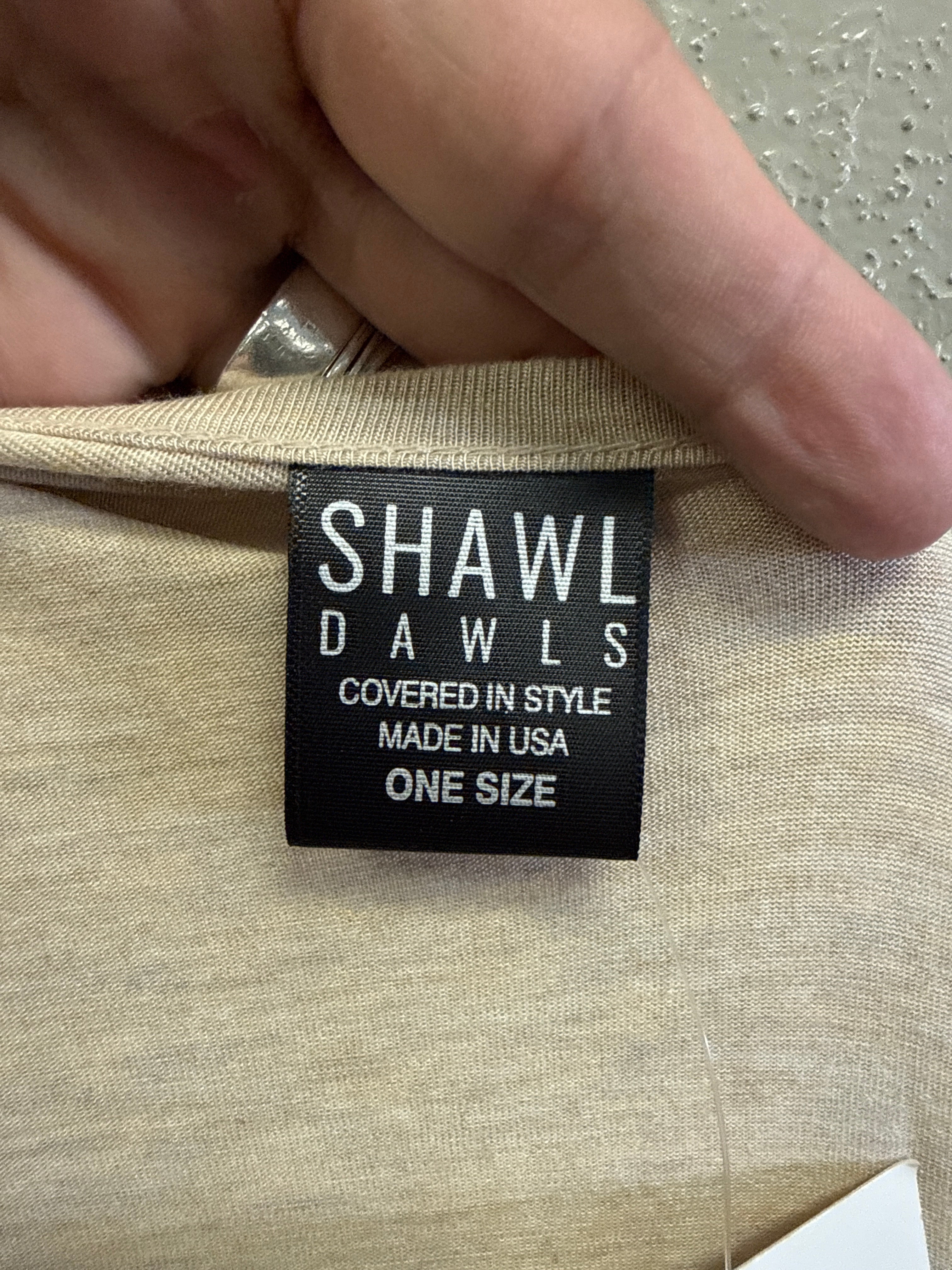 NWT Shawl Dawls Long Shawl (org$58)