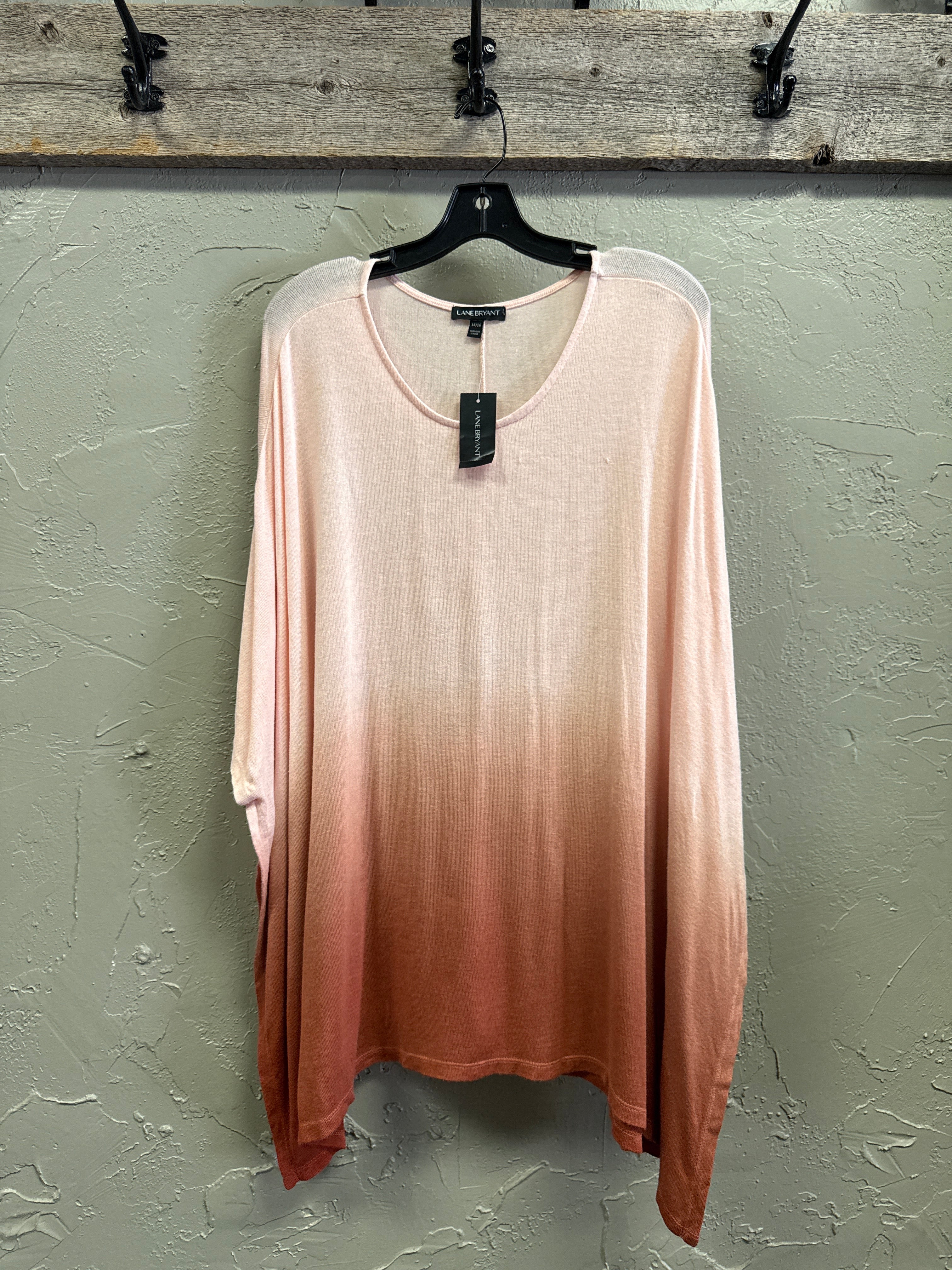 NWT Lane Bryant Ombre Knit Poncho (org$50)