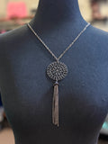 Mandala Tassel Necklace