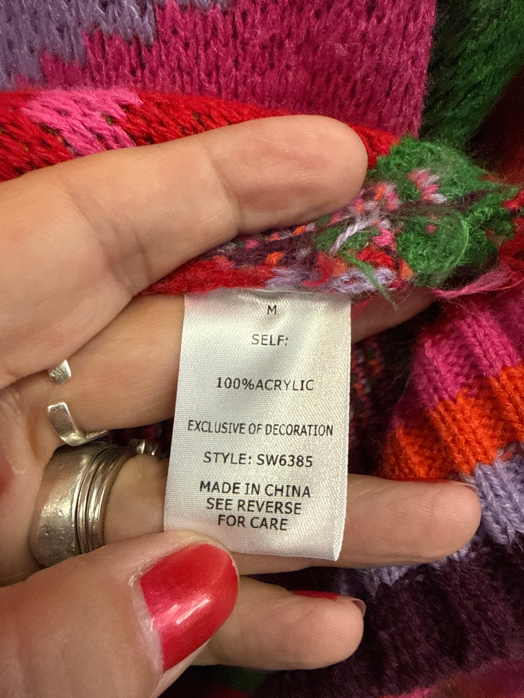 See And Be Seen Colorblock Sweater