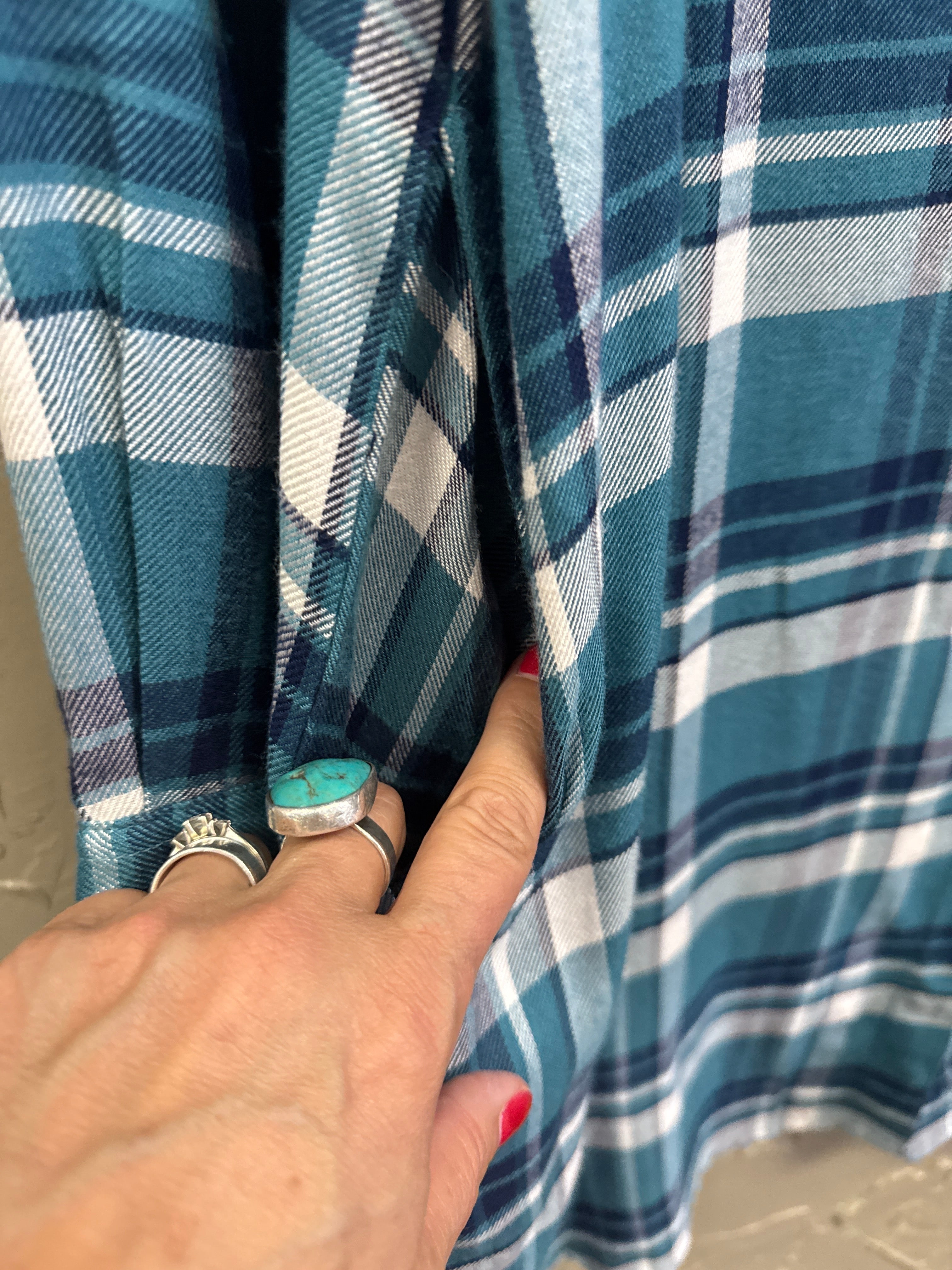 NWOT Indigo Thread Shirt Dress (org$89)