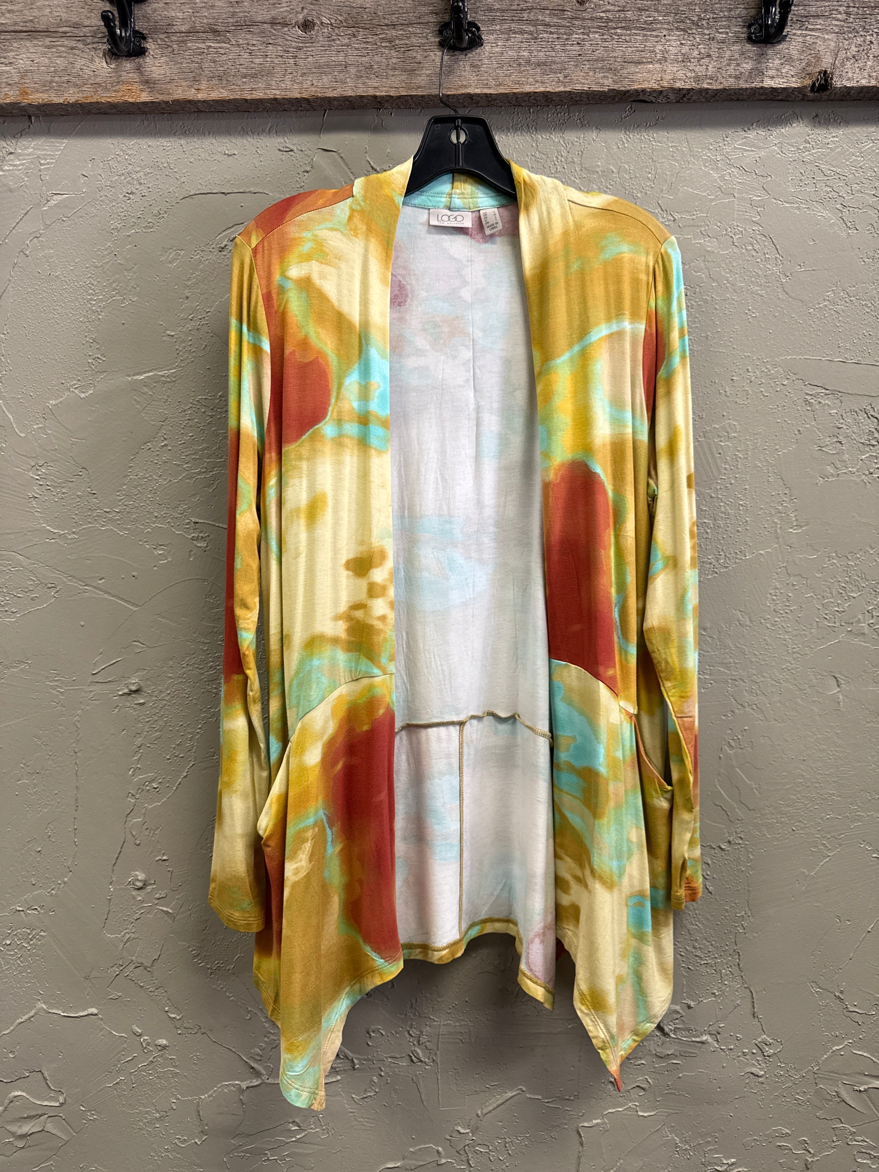 NWOT LOGO Open-Front Cardigan (org$68)
