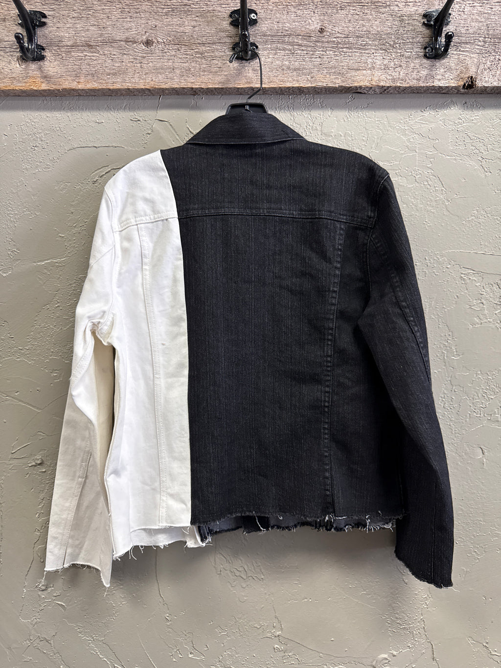 NWOT mod/x Colorblock Denim Jacket (org$85)