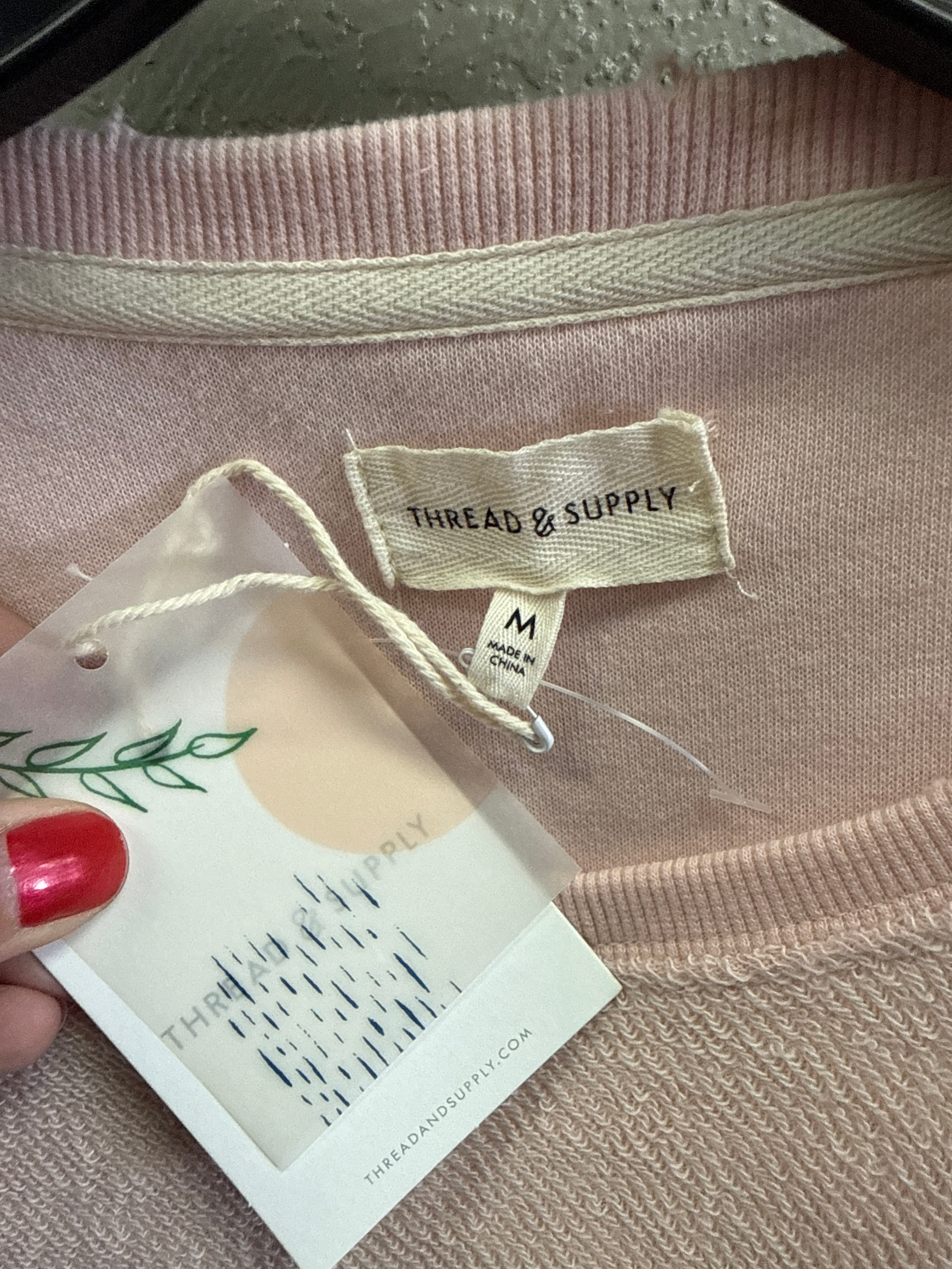 NWT Thread & Supply Pullover (org$68)