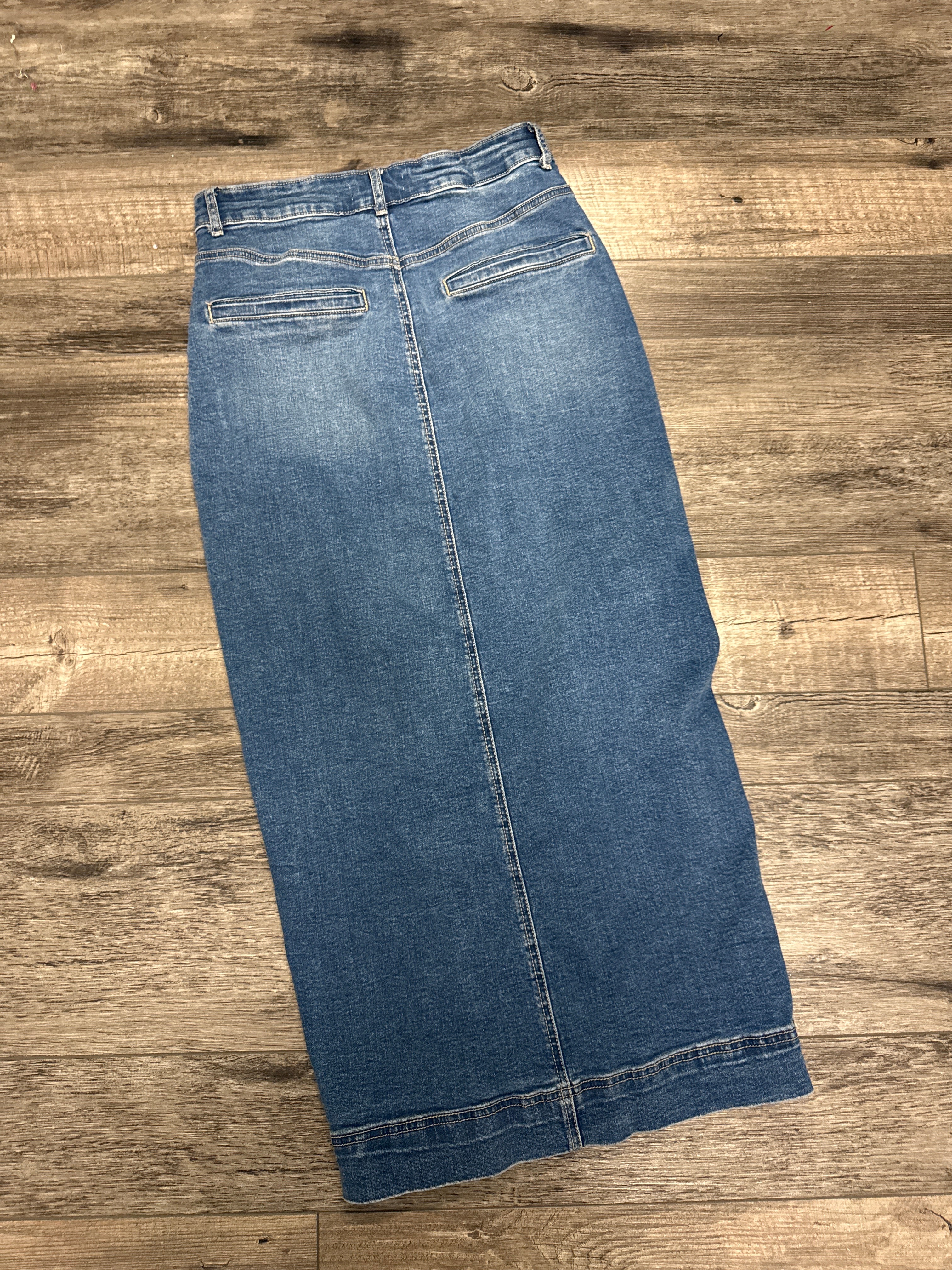 Bagatelle Denim Midi Skirt (org$98)