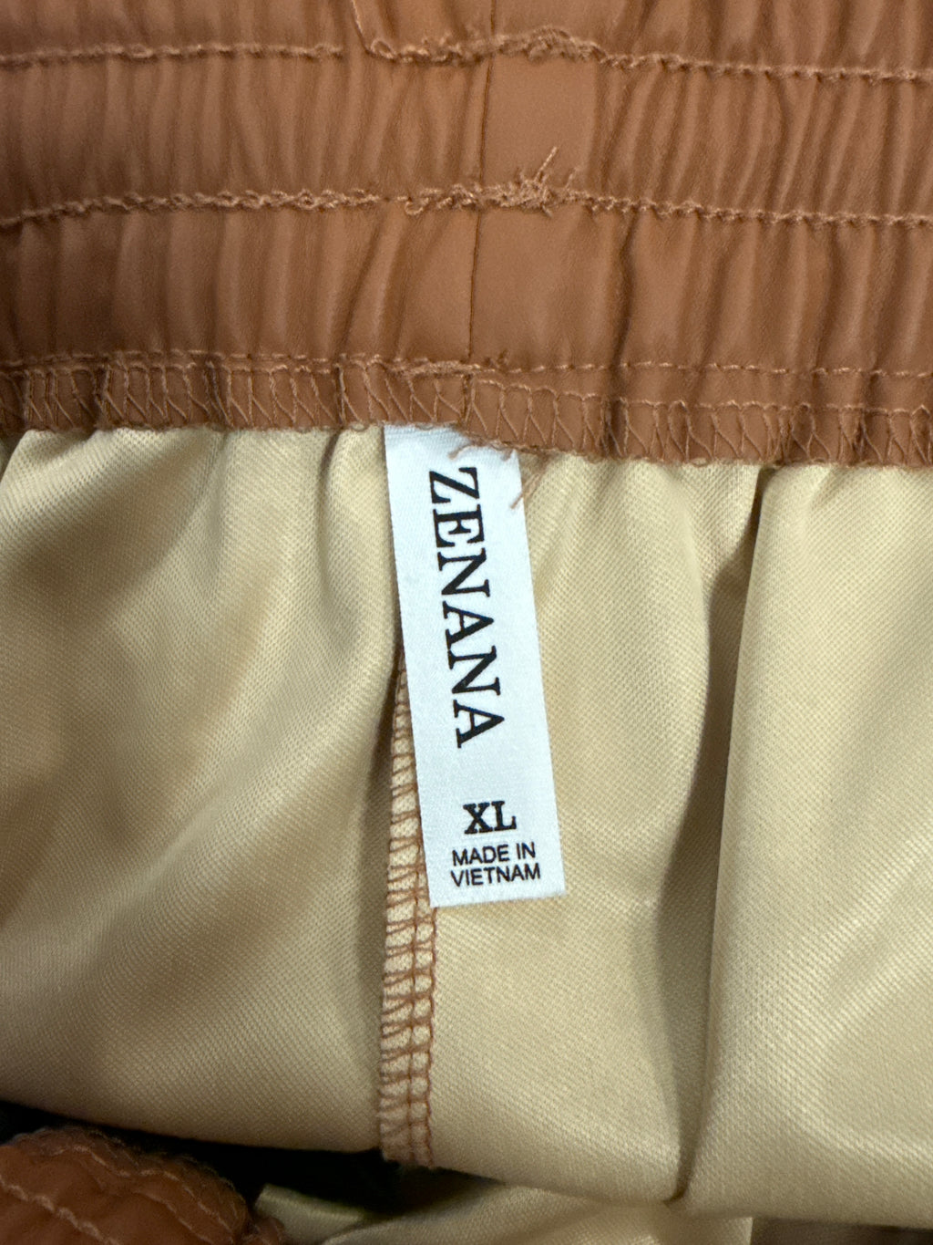 Zenana Vegan Leather Shorts