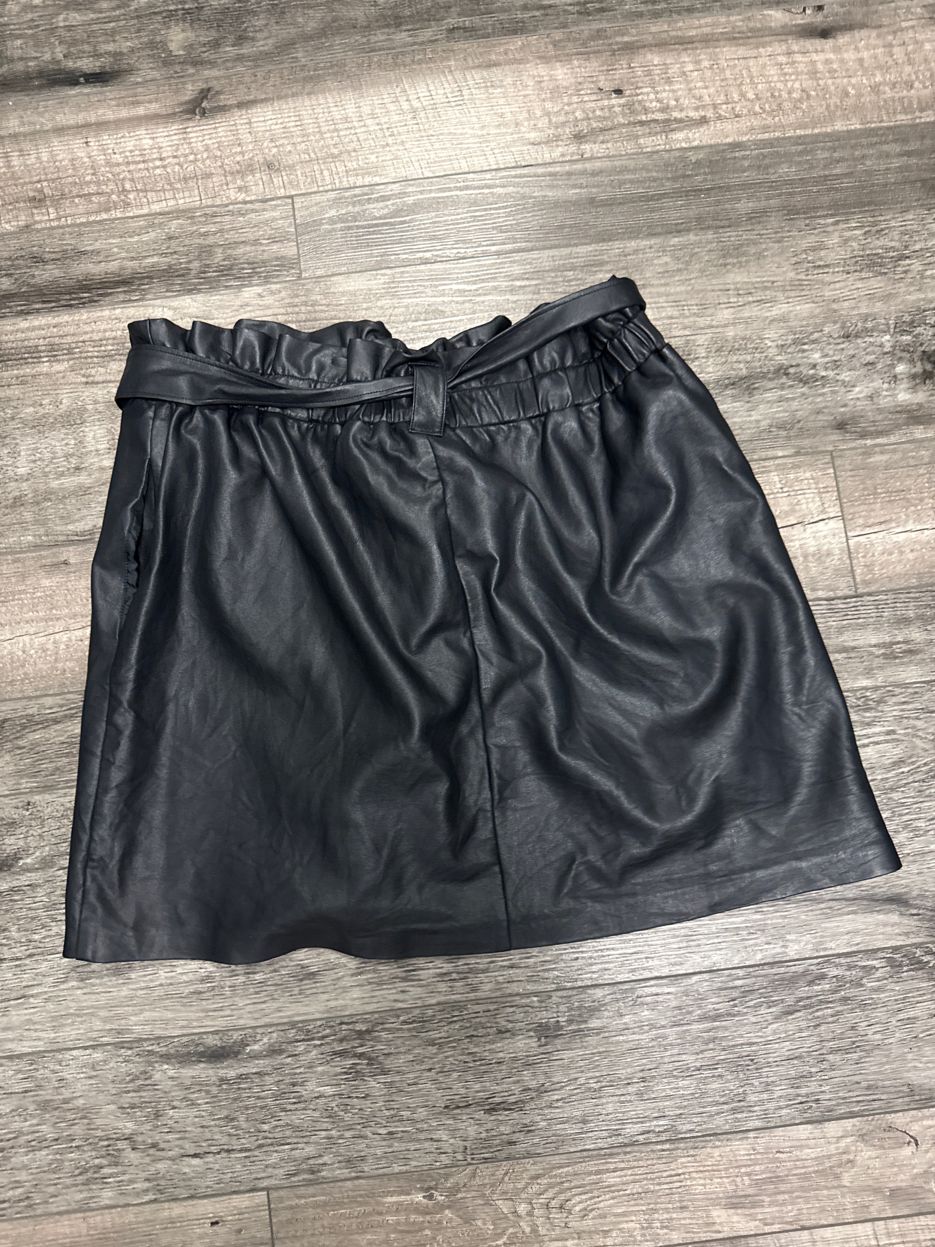 Eloquii Vegan Leather Skirt (org$89)