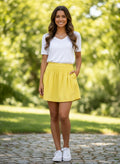 GAP Smocked Waist Mini Skirt (org$50)