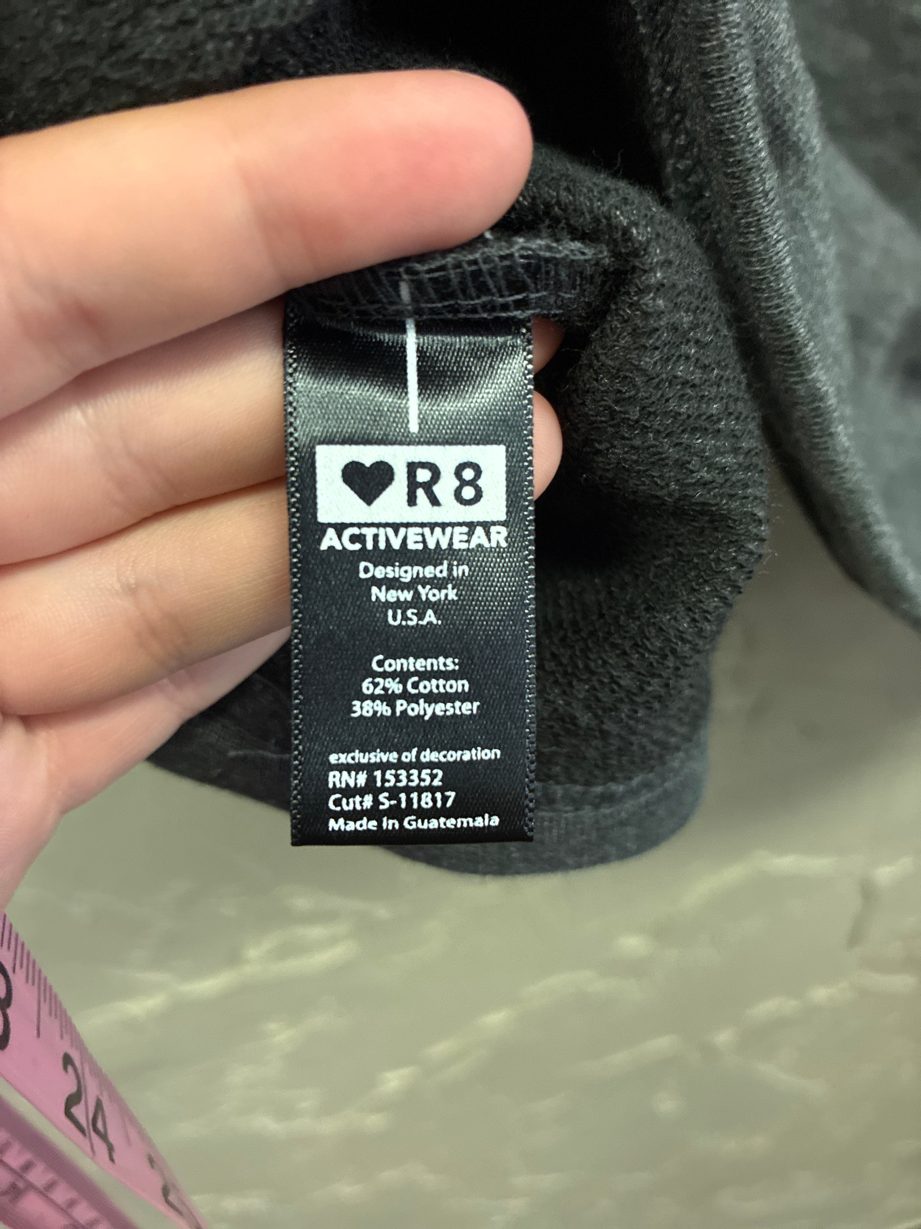 NWOT R8 Sleeveless Hoodie (org$119)