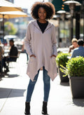 I Can Too Asym Full-Zip Tunic Hoodie (org$89)
