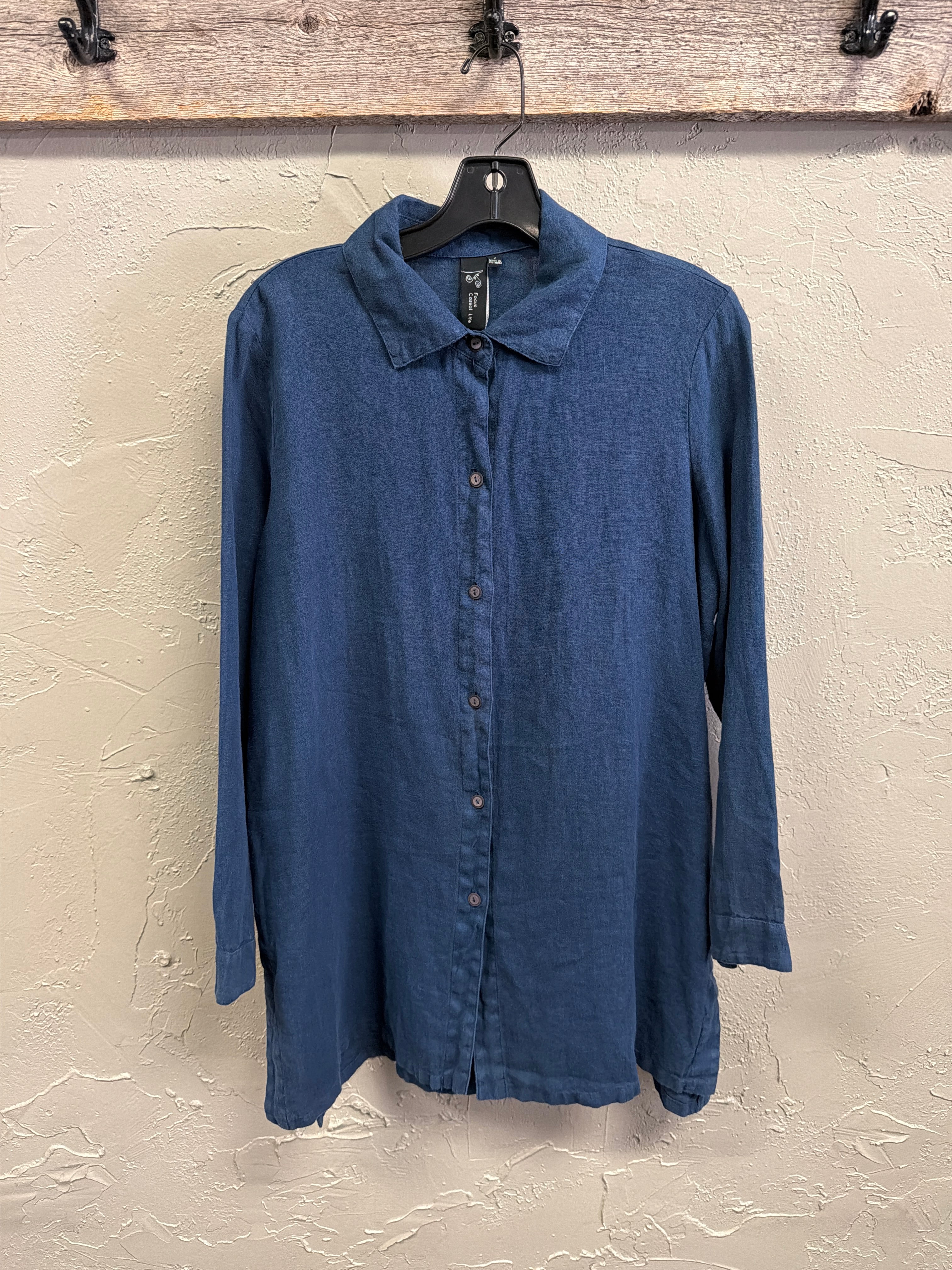 NWT FCL Buttoned Linen Shirt (org$89)
