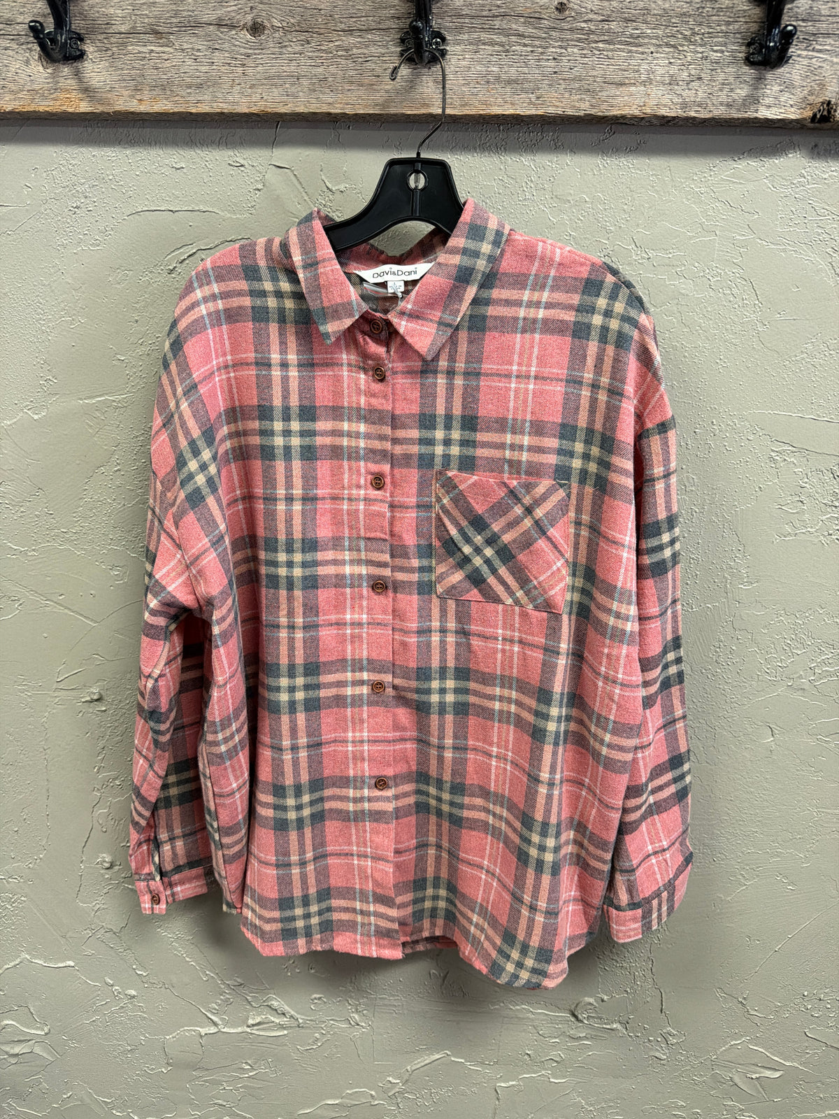 NWT Davi&Dani Flannel Button Up (org$58)