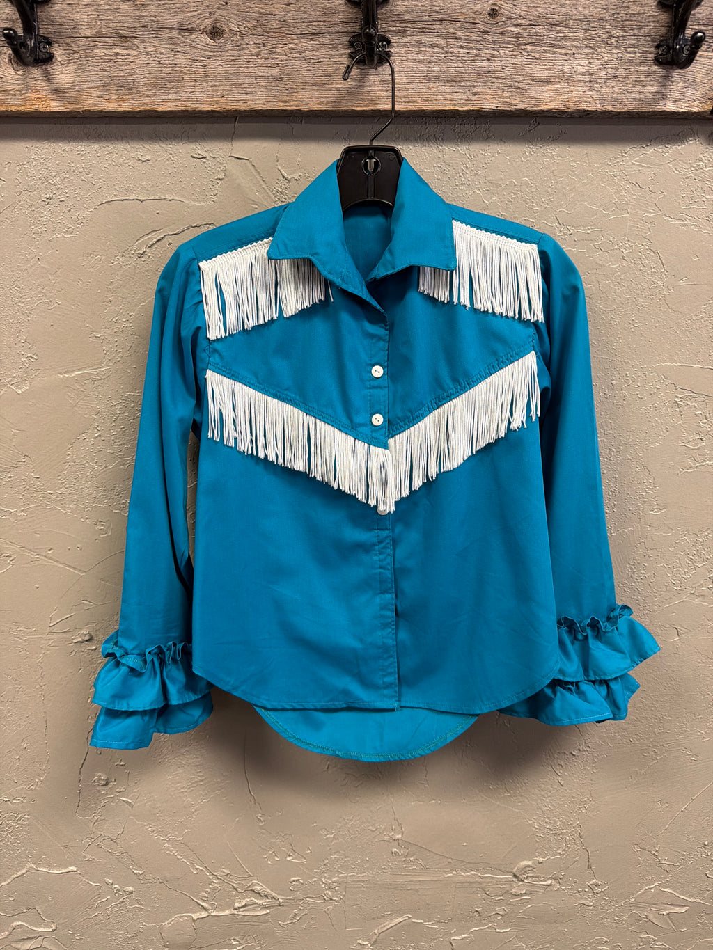 Vtg Western Cowgirl Blouse