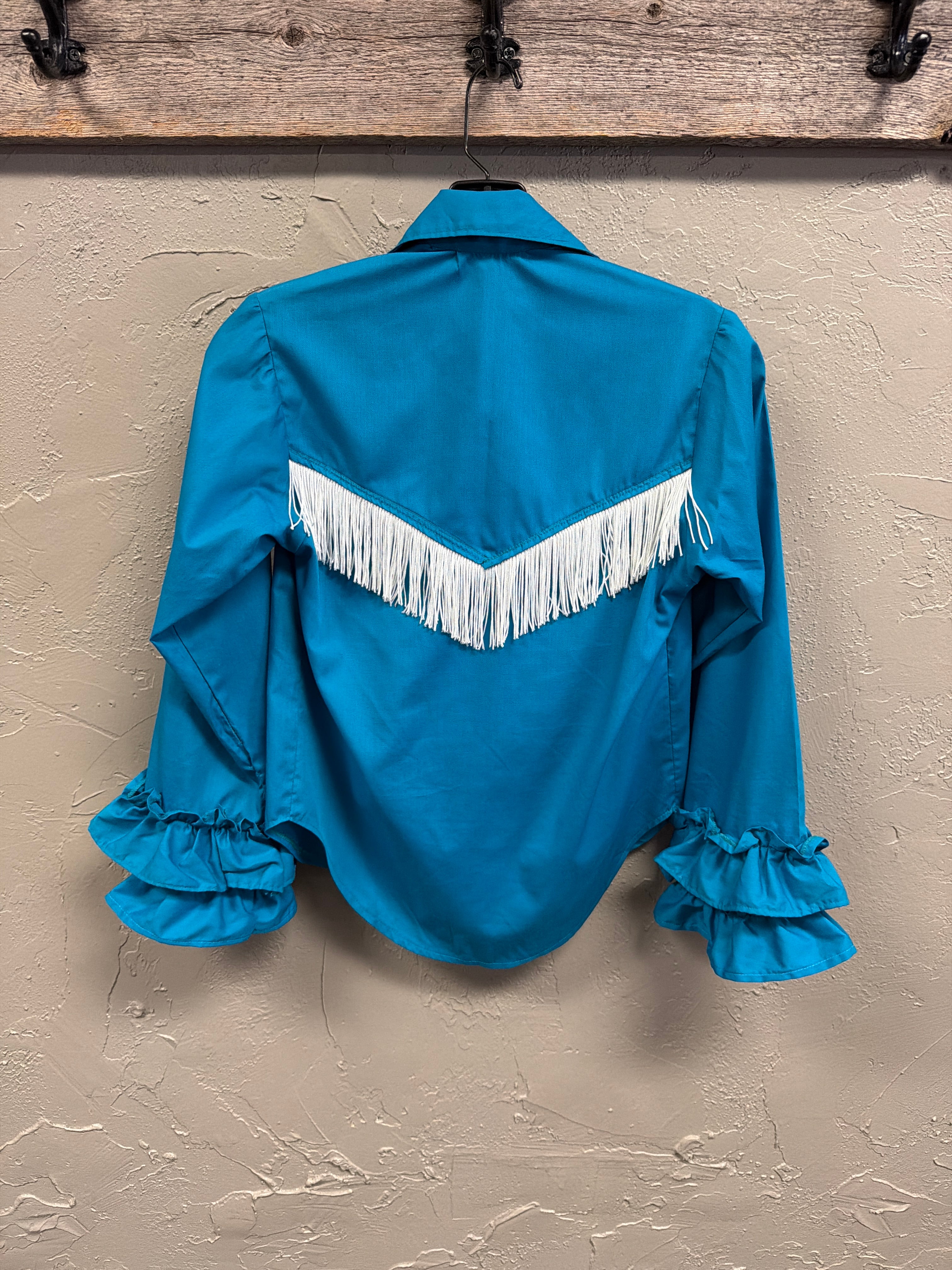 Vtg Western Cowgirl Blouse