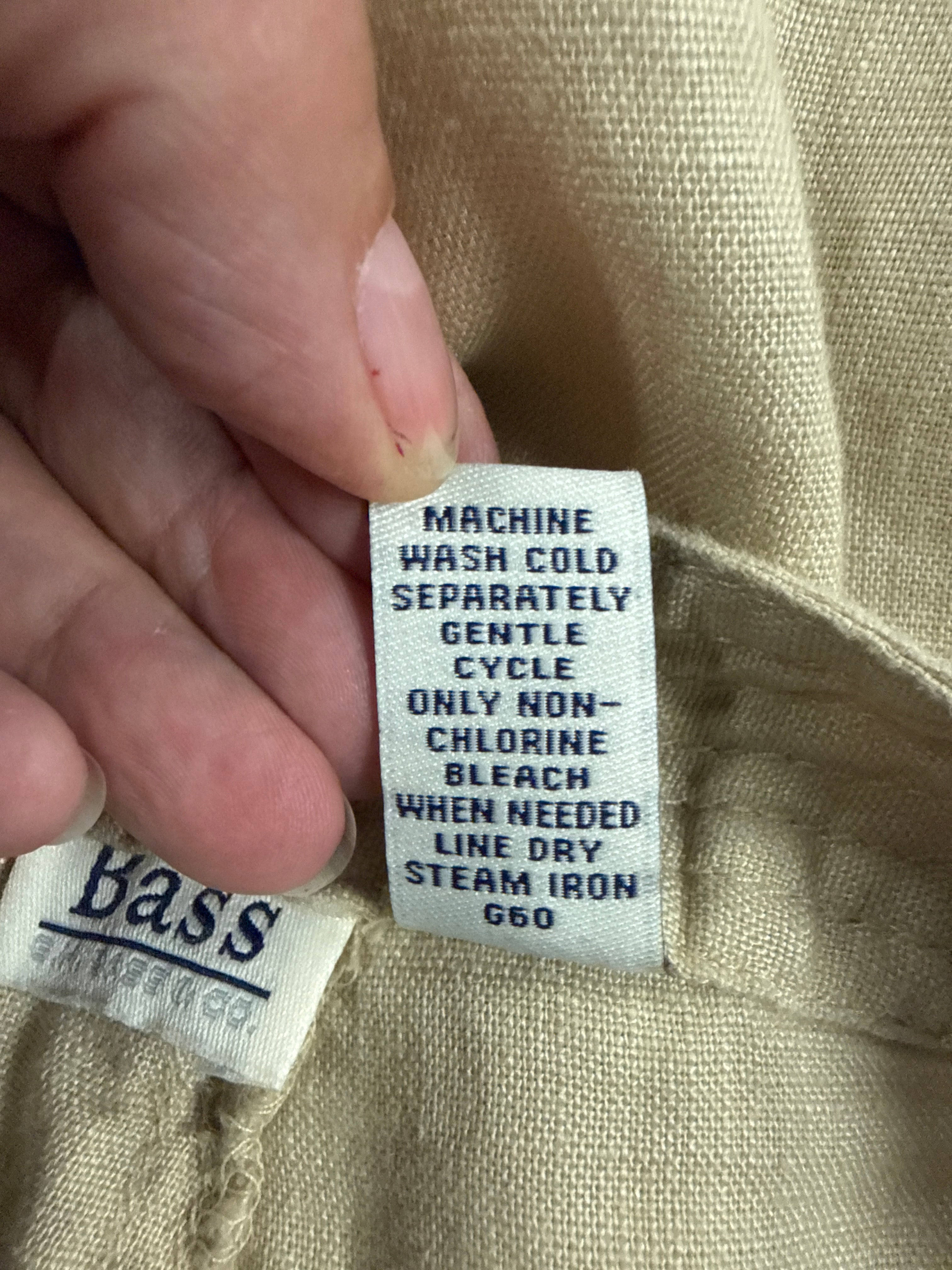 Bass Linen Wide-Leg Pants
