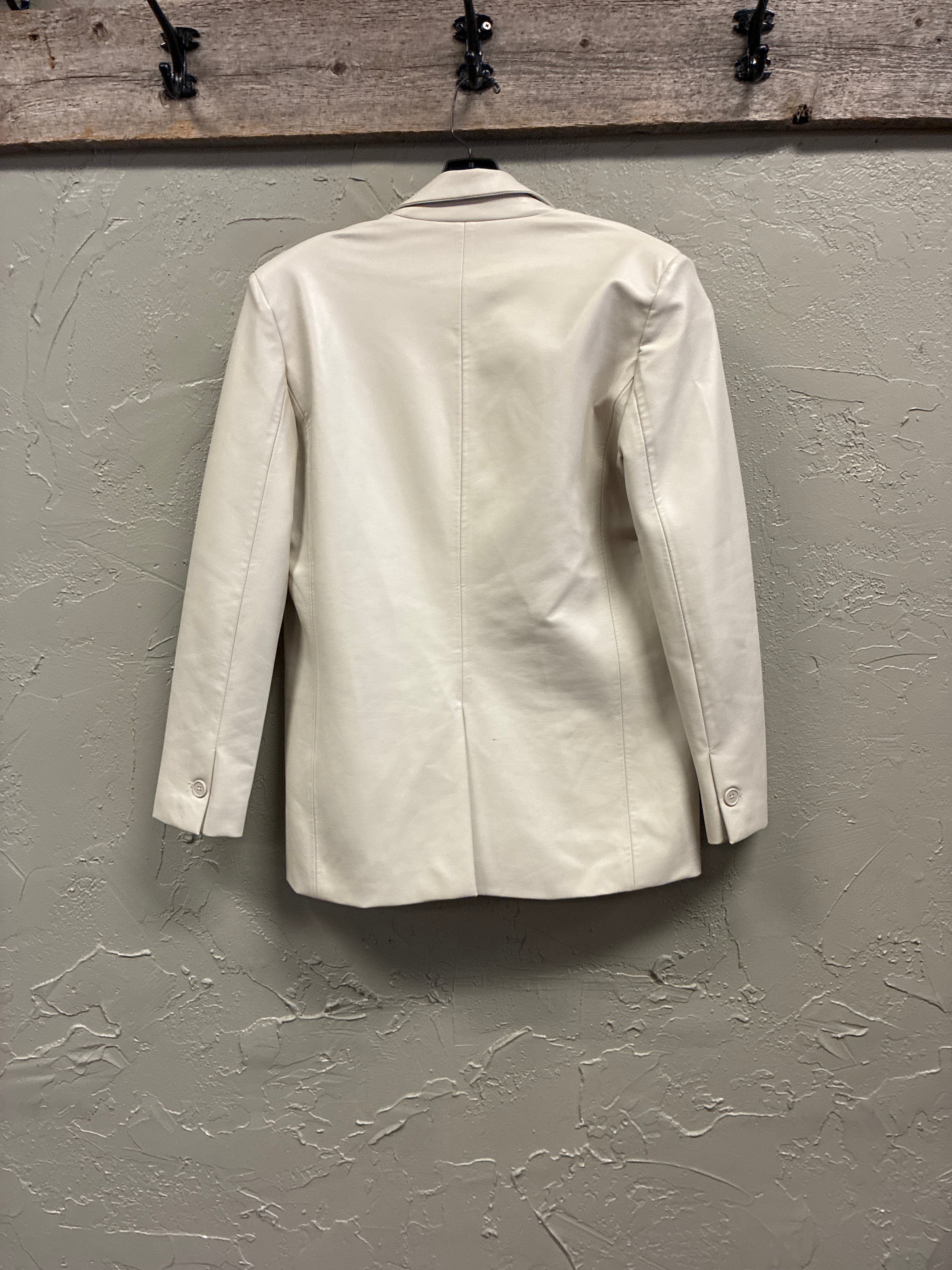 Steve Madden Faux Leather Blazer (org$99)