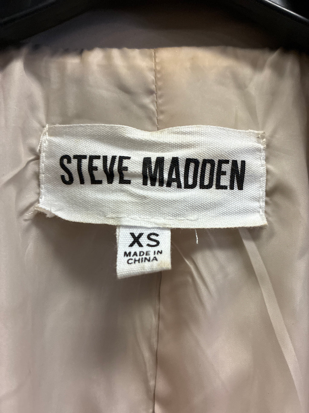 Steve Madden Faux Leather Blazer (org$99)