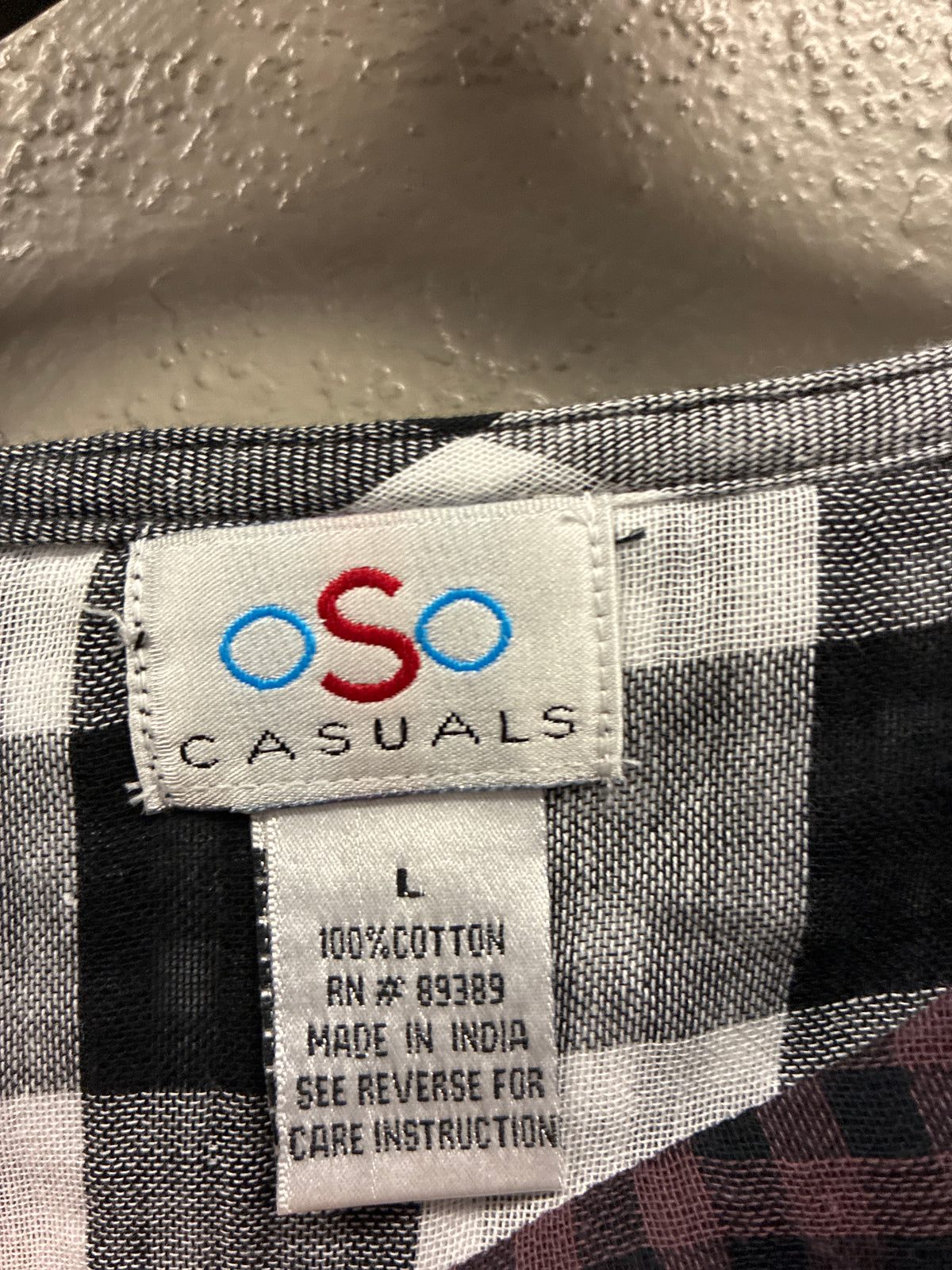 NWOT oSo Cotton Plaid Top (org$45)