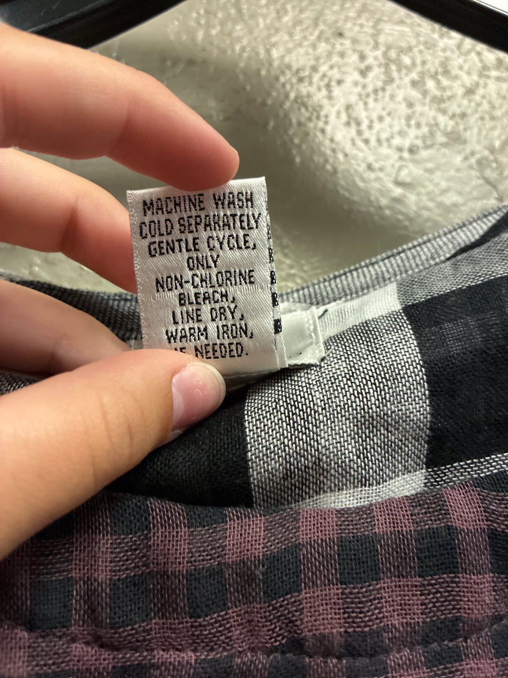 NWOT oSo Cotton Plaid Top (org$45)