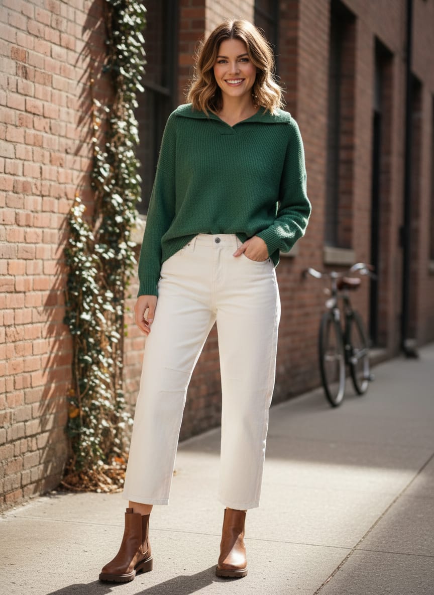 NWT Flamingals Barrel Crop Jeans (org$65)