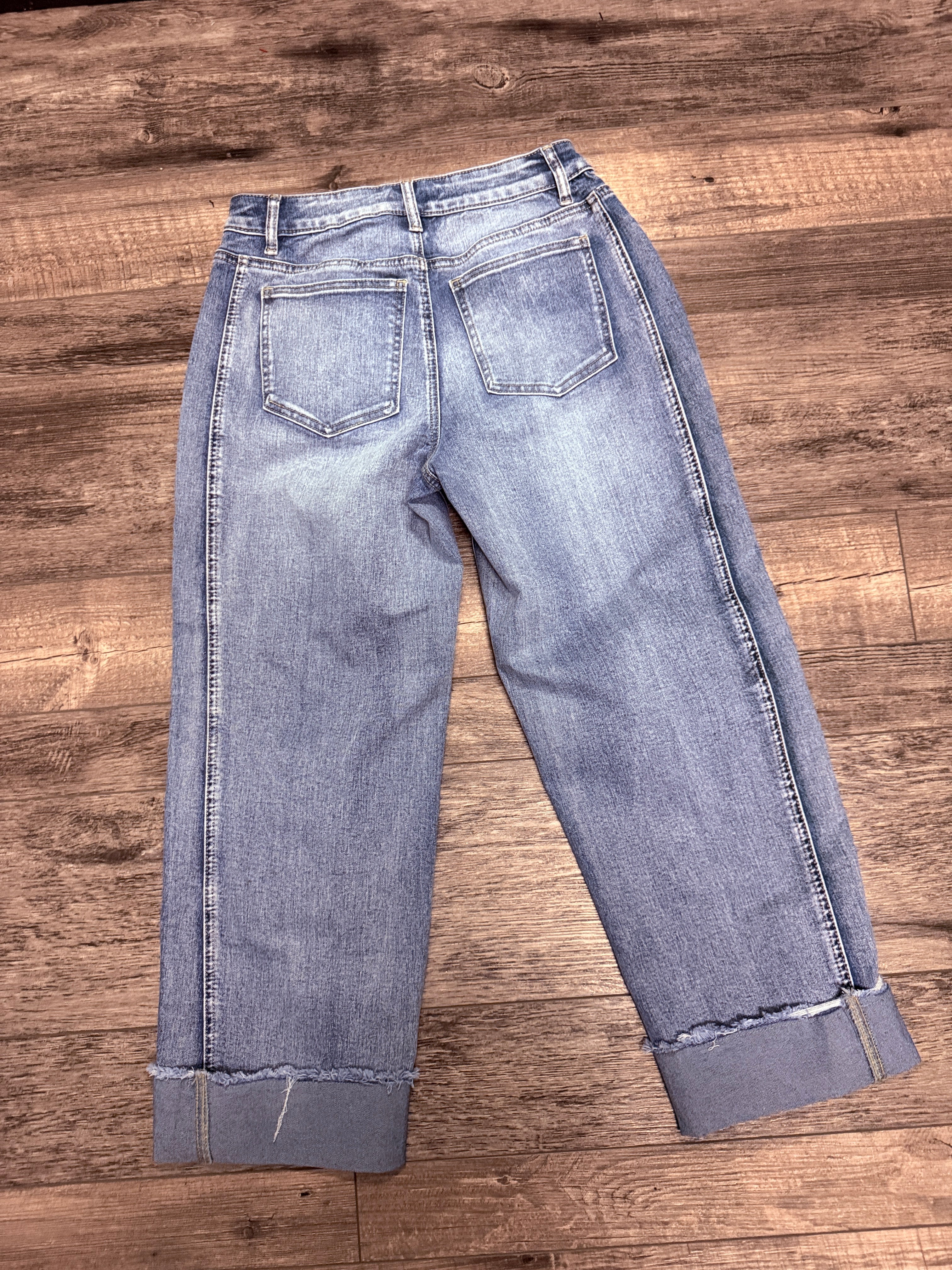 NWT Flamingals Rolled Cuff Jeans