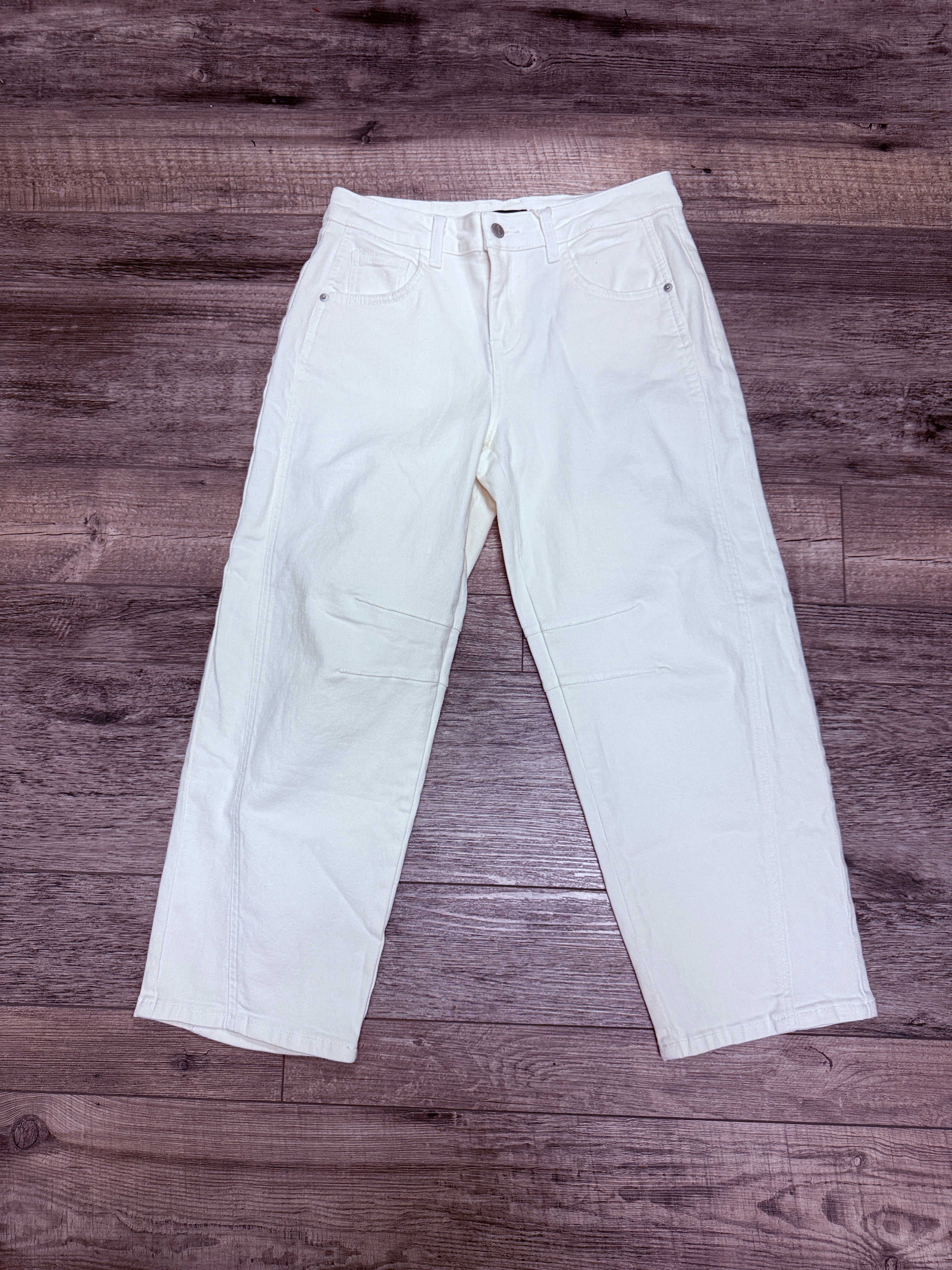 NWT Flamingals Barrel Crop Jeans (org$65)