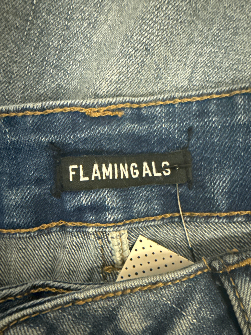 NWT Flamingals Embroidered Hem Jean (org$60)