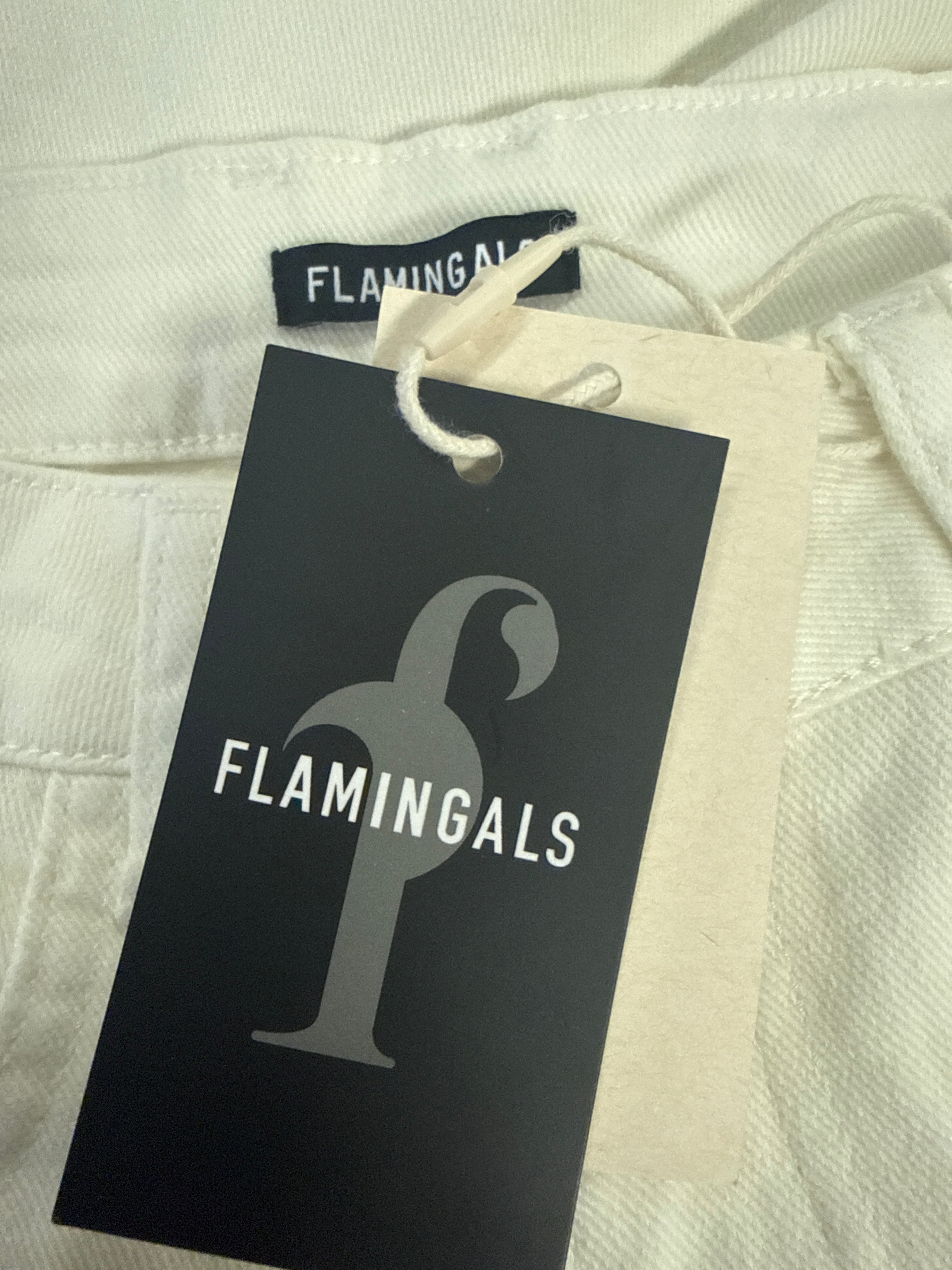 NWT Flamingals Barrel Crop Jeans (org$65)
