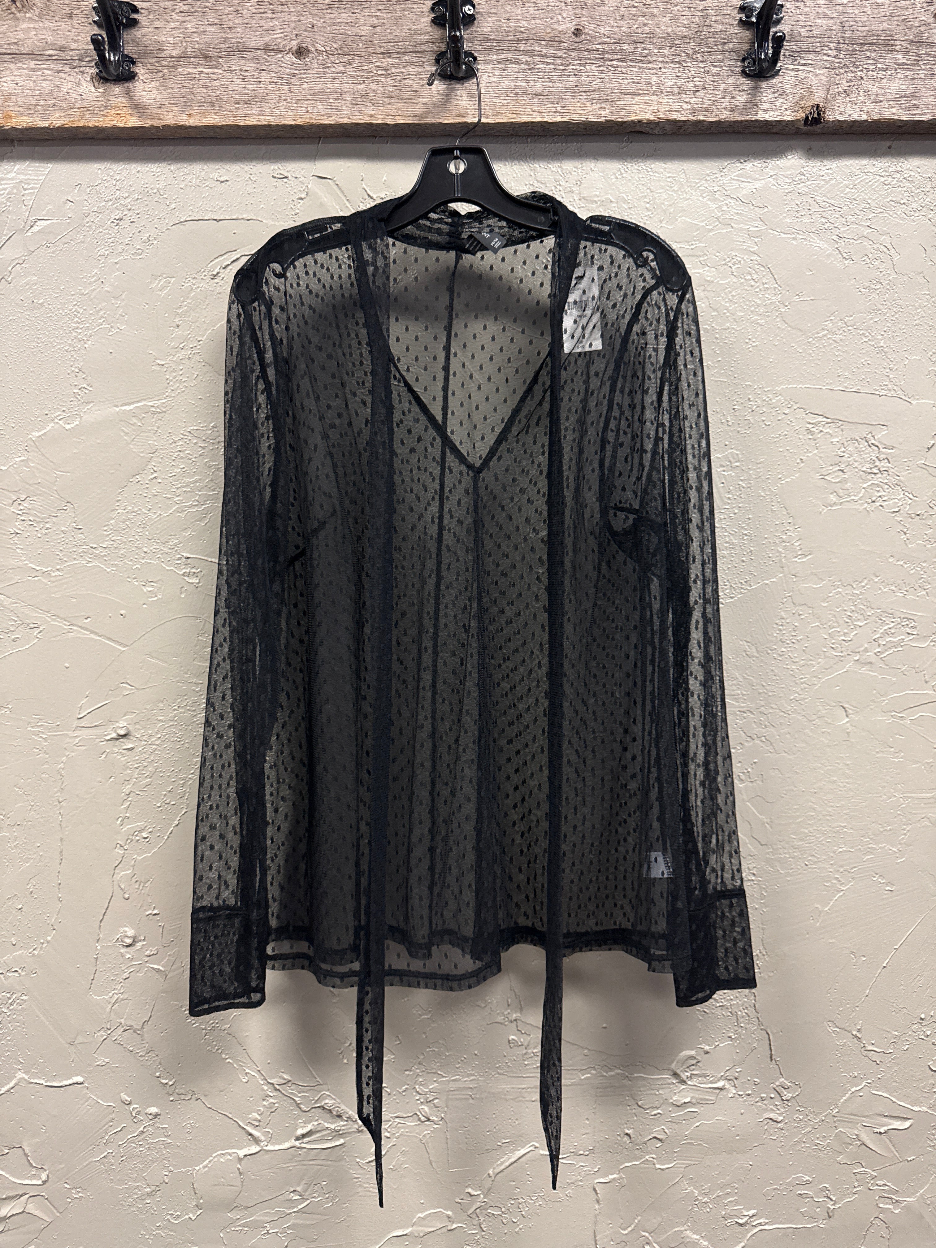 NWT Lane Bryant Sheer Mesh Blouse (org$50)