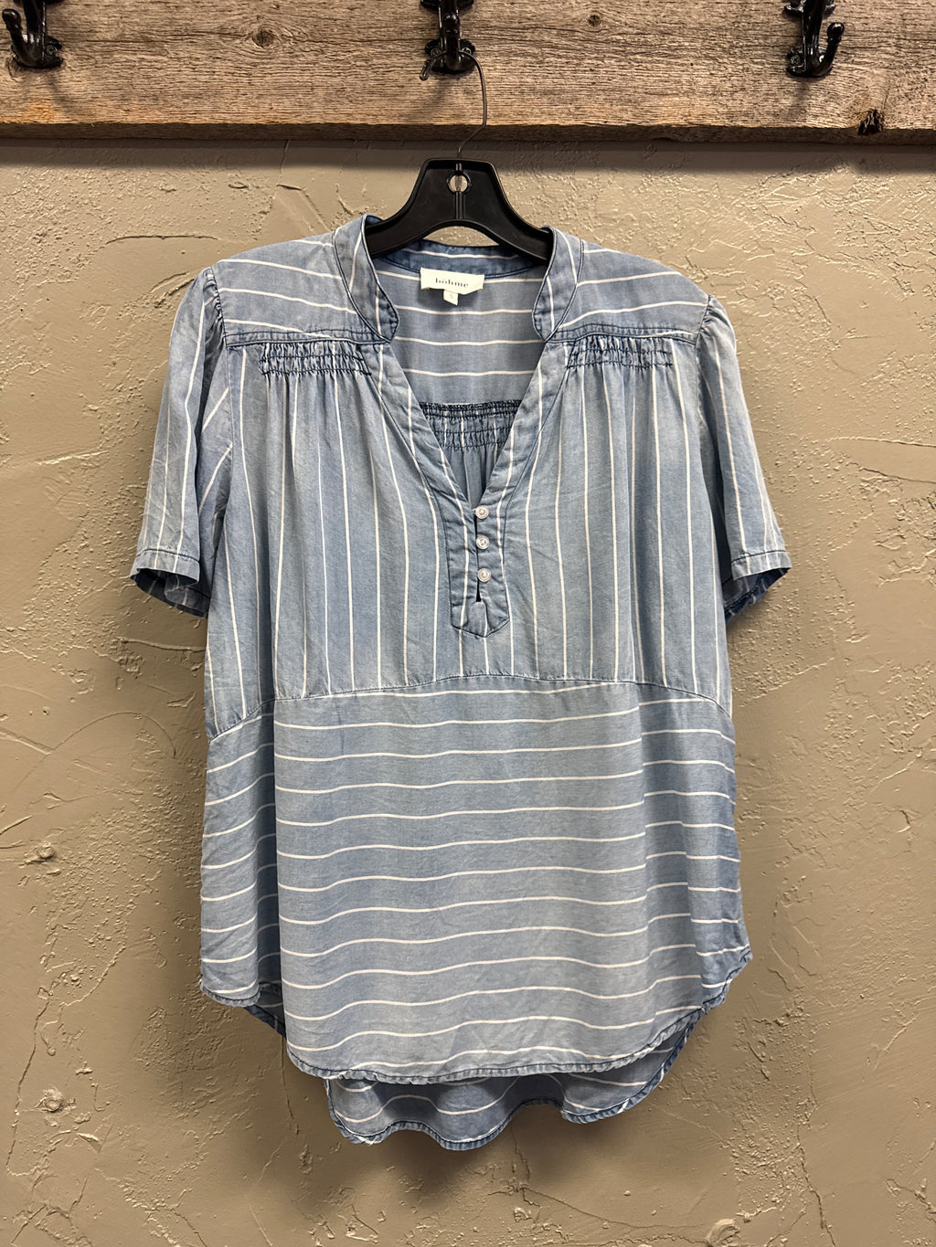 Bohme Split Neck Blouse