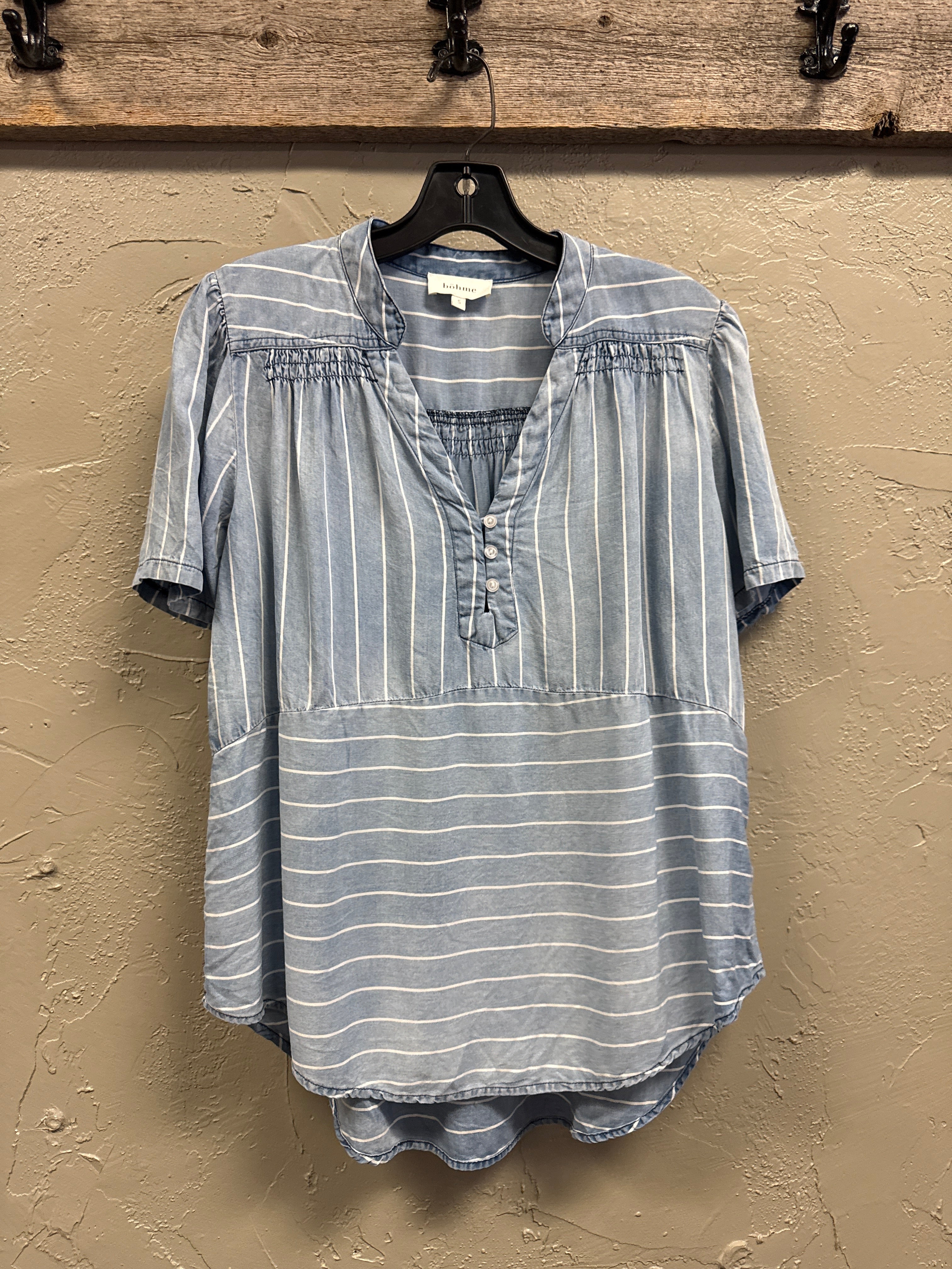 Bohme Split Neck Blouse