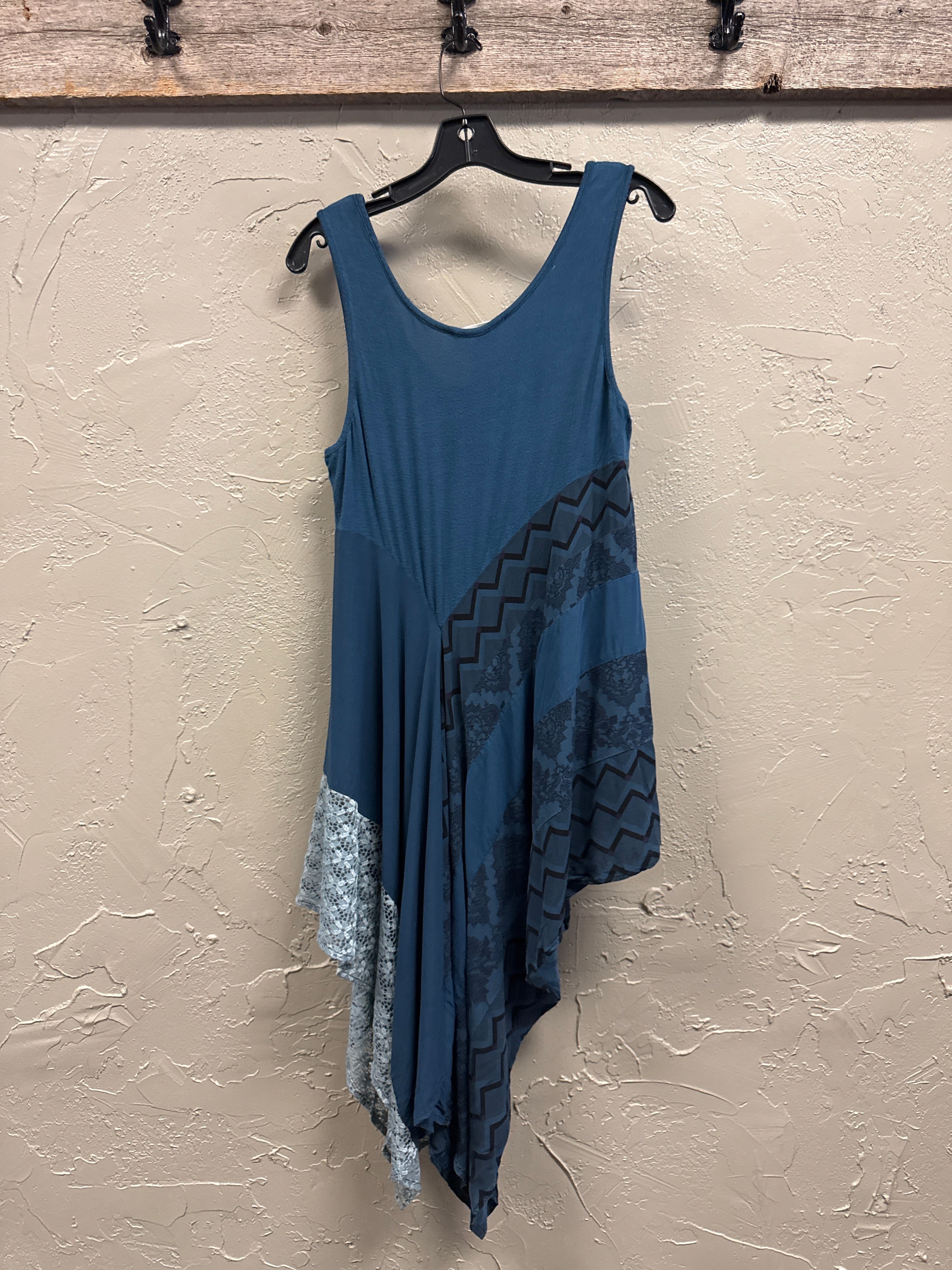 Indigo Thread Sleeveless Tunic