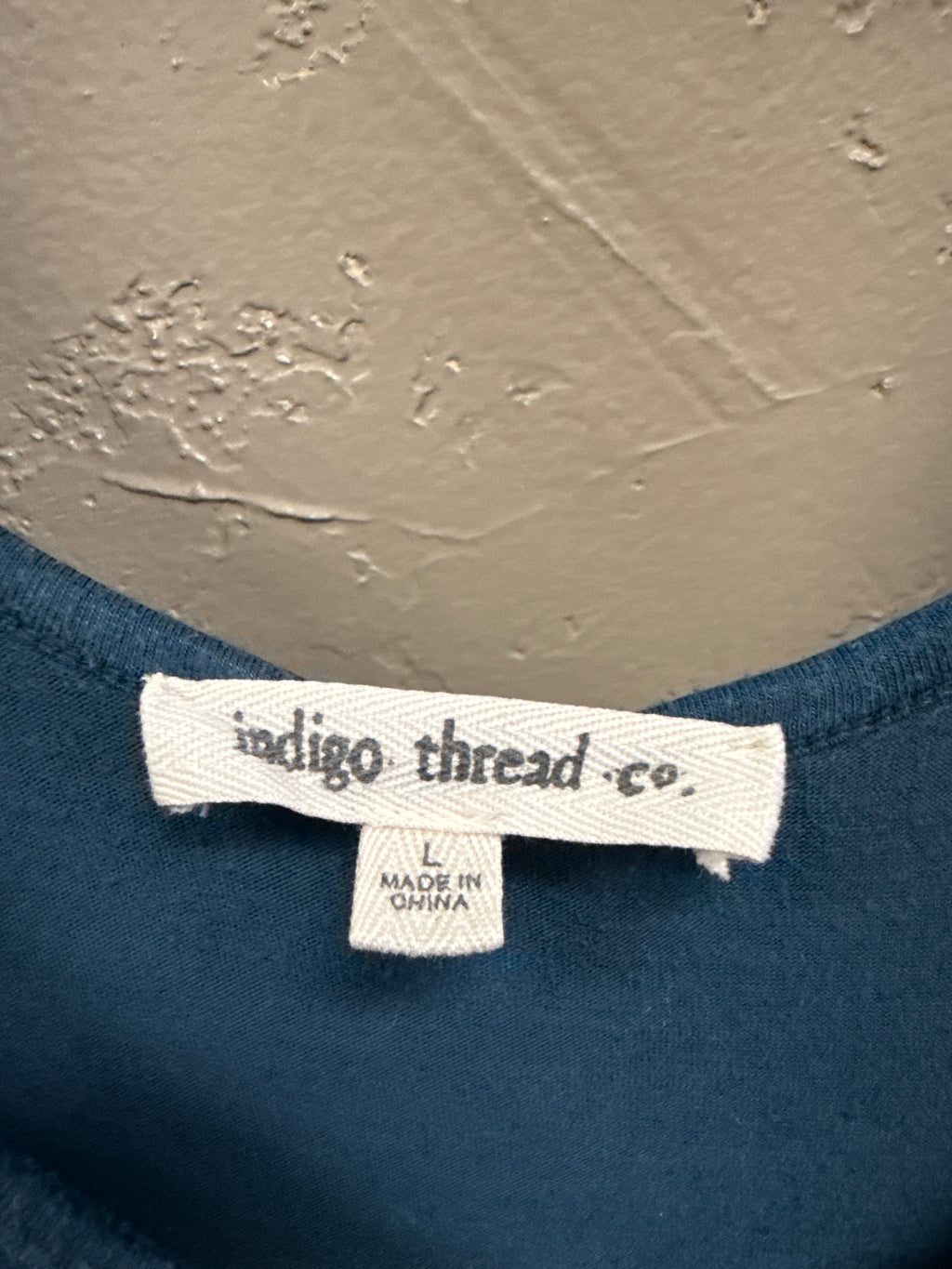 Indigo Thread Sleeveless Tunic