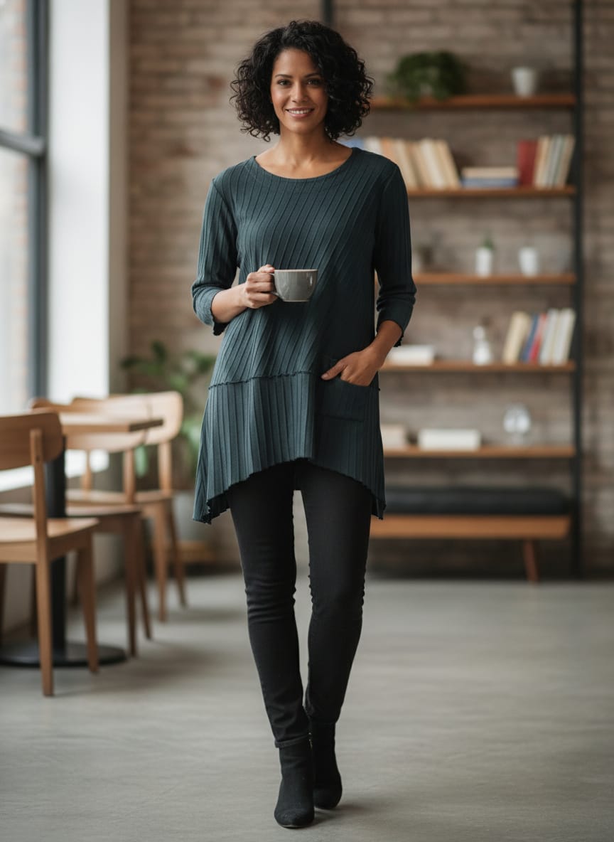 NWT Focus Ribbed Pullover (org$69)