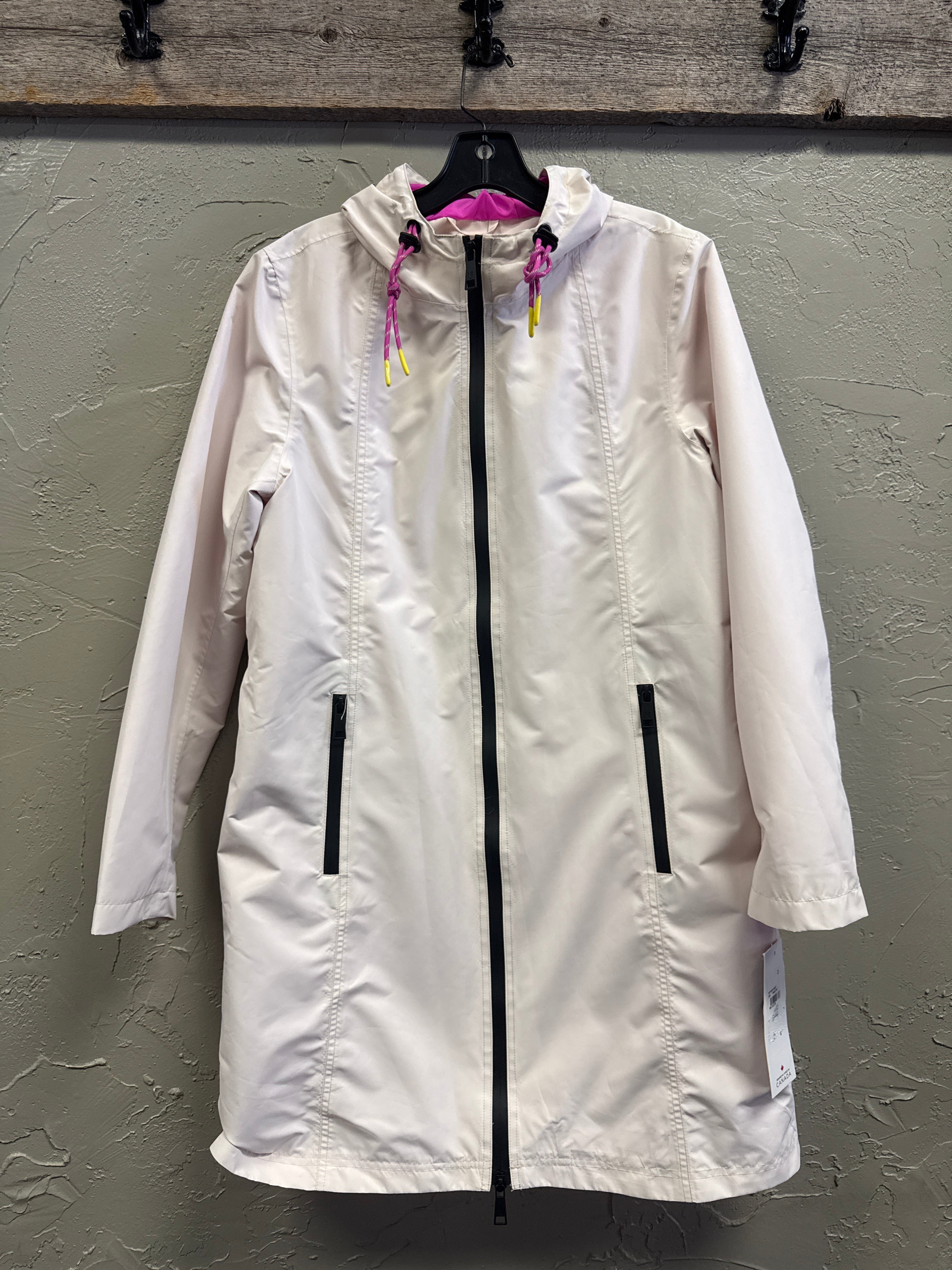 NWT Nikki Jones Hooded Raincoat (org$195)