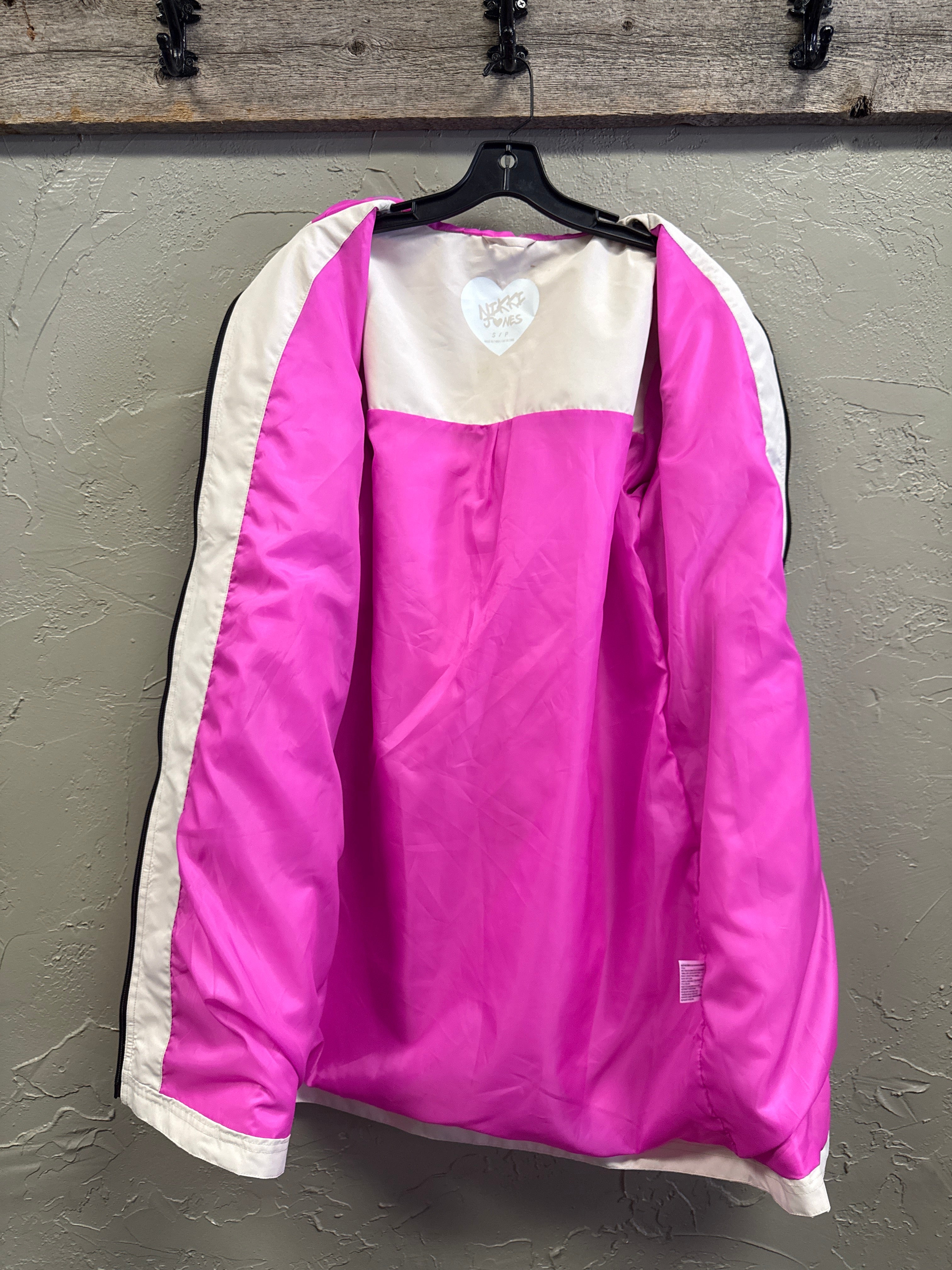 NWT Nikki Jones Hooded Raincoat (org$195)