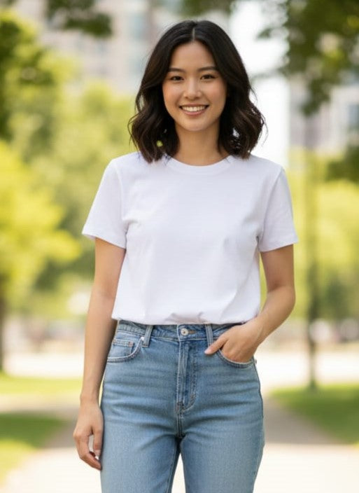 NWT Exlura Short Sleeve Crop Tee